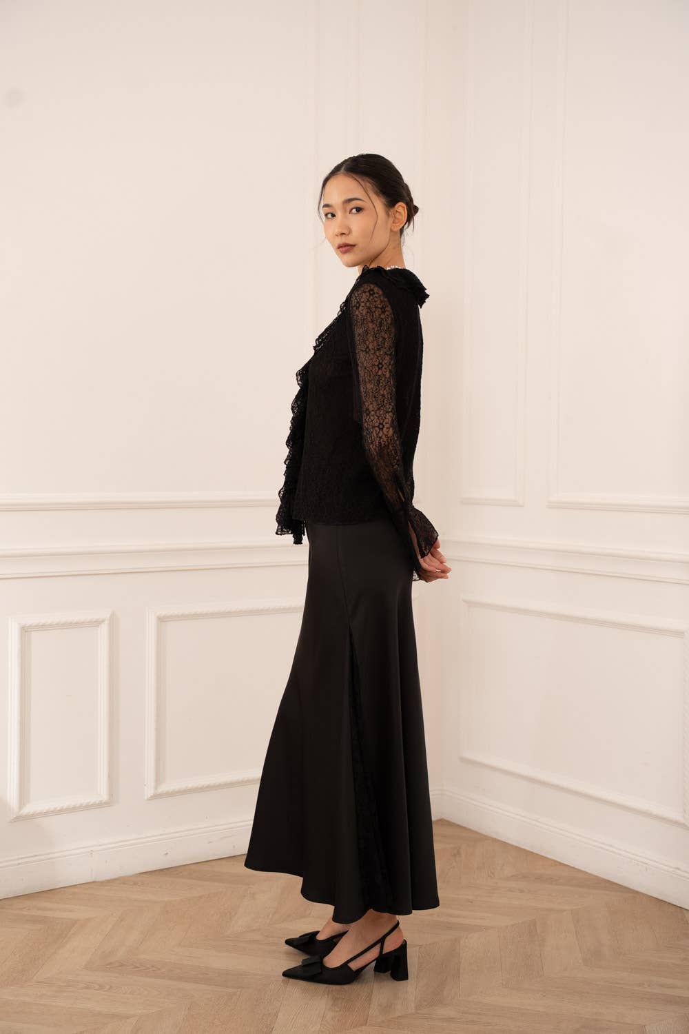 Lelia Satin Skirt
