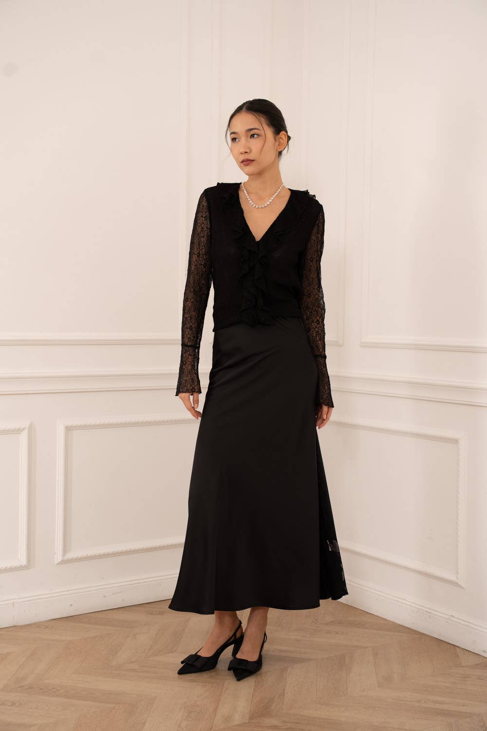 Lelia Satin Skirt