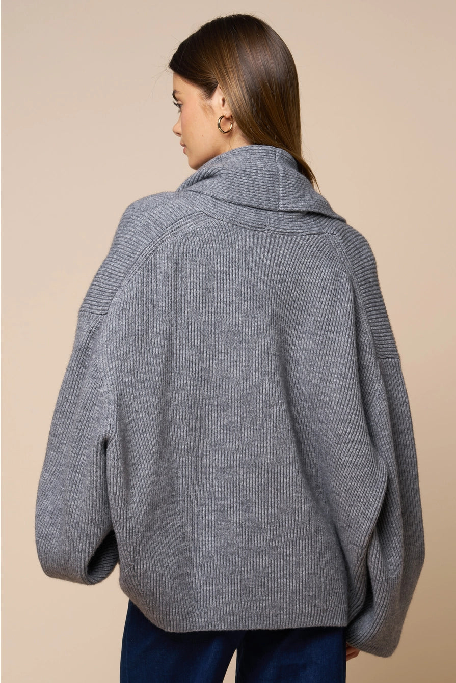 Hugo Shawl Collar Knit Cardigan
