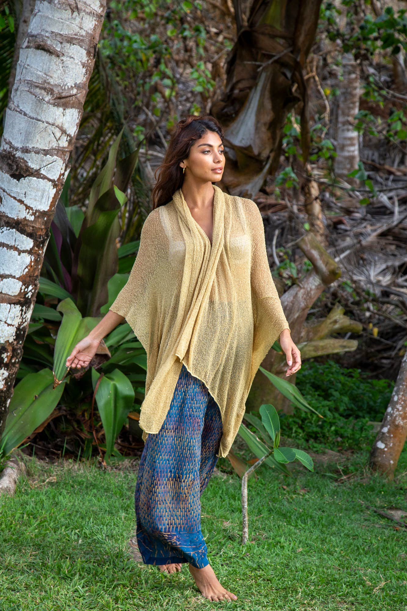 Summer Knit Long Oversized Cardigan