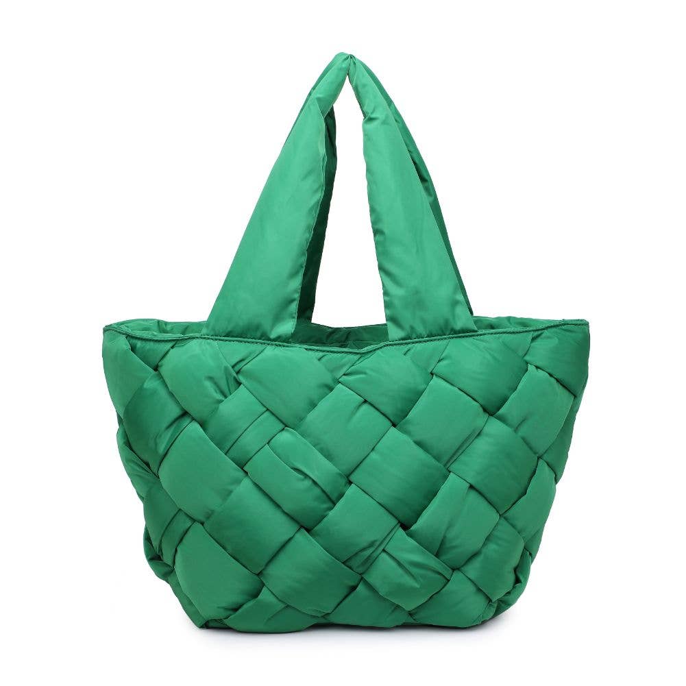 East West Woven Nylon Tote
