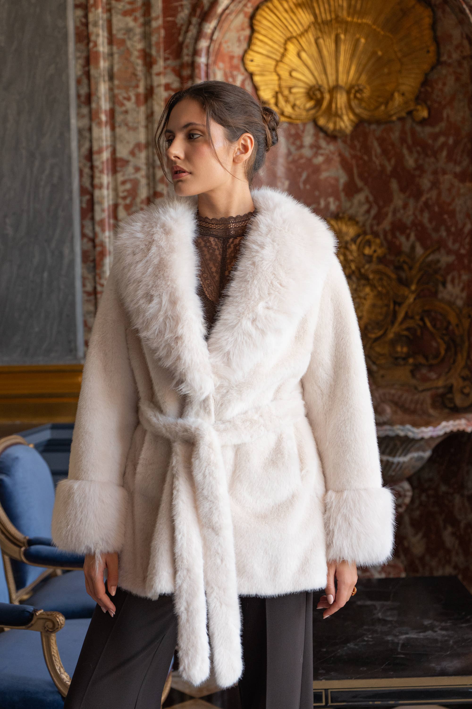 Marian Faux Fur Coat