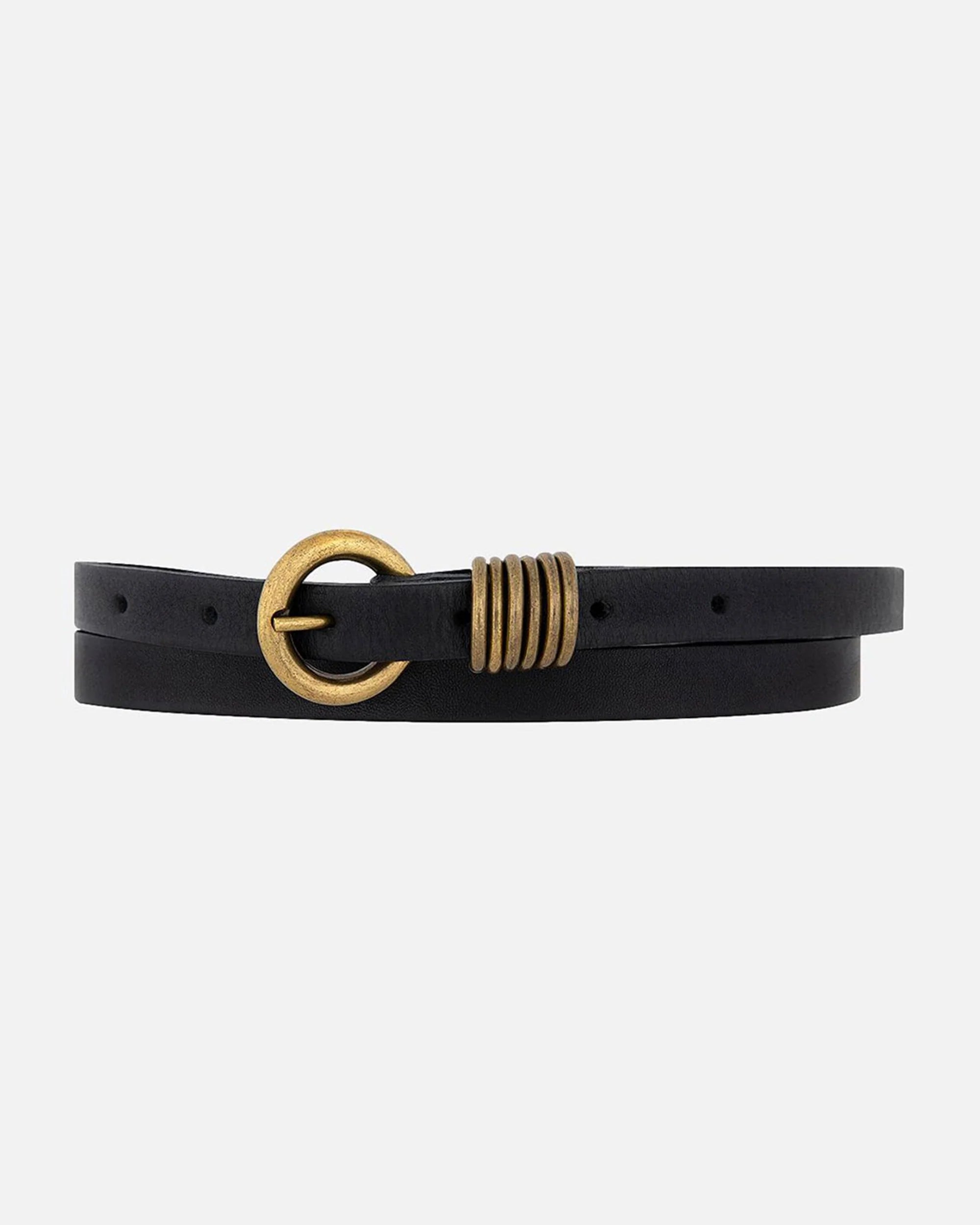 Alie | Skinny Leather Belt