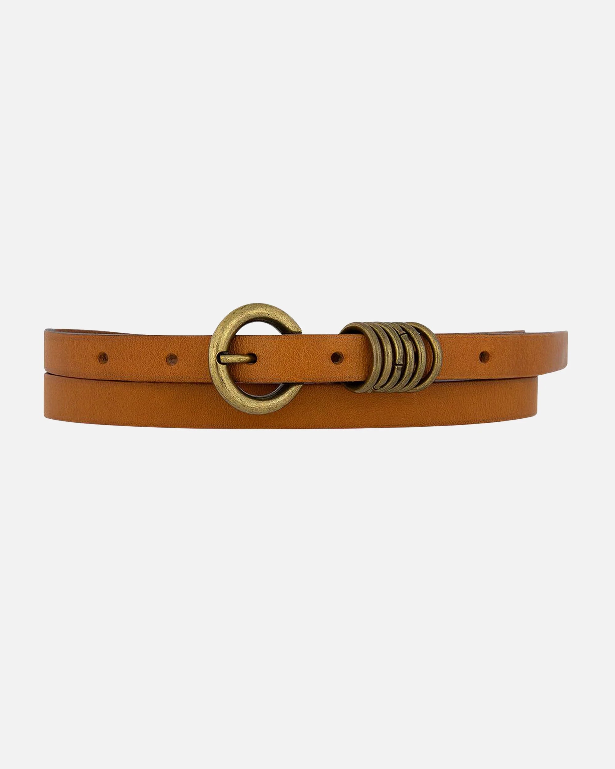 Alie | Skinny Leather Belt
