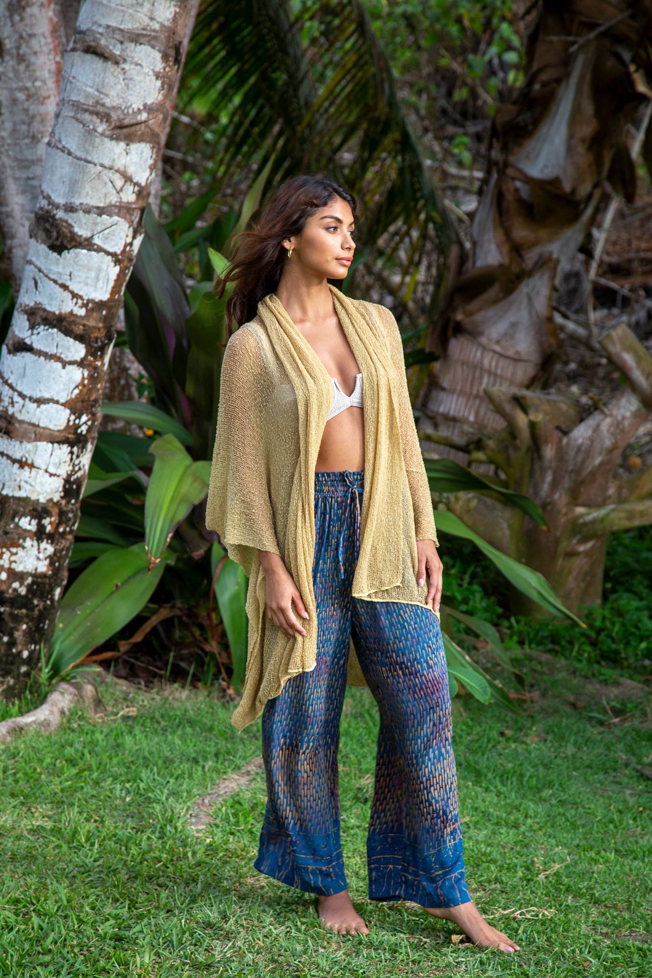 Summer Knit Long Oversized Cardigan
