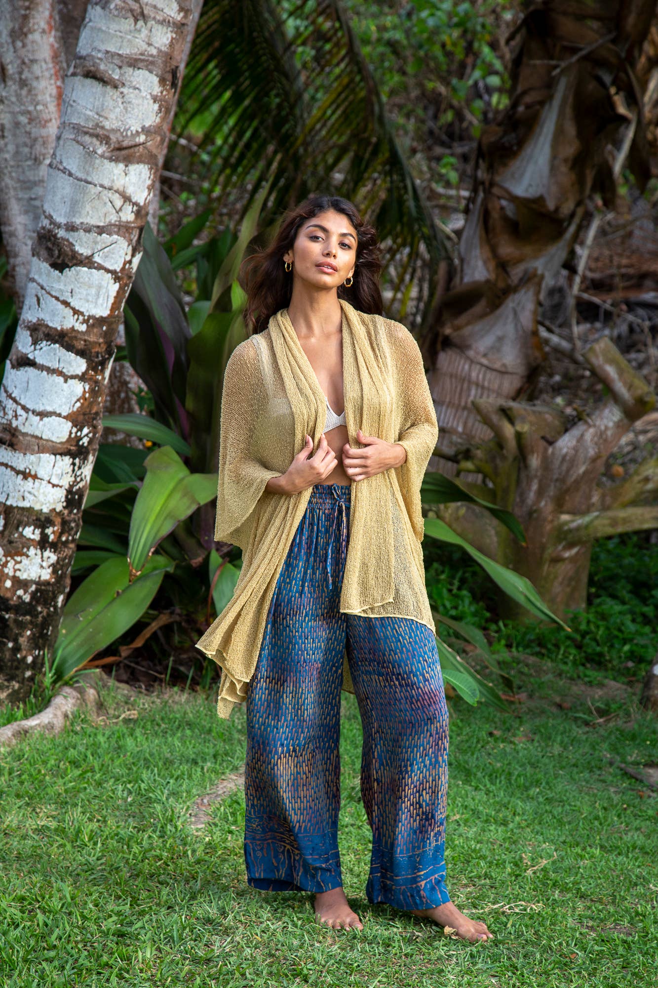 Summer Knit Long Oversized Cardigan