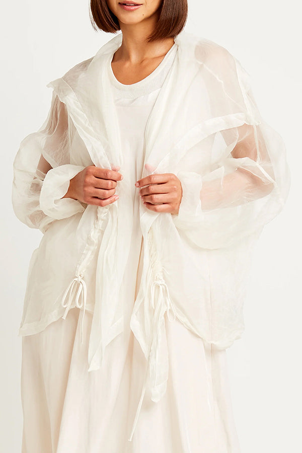 Dana Organza Drawstring Jacket