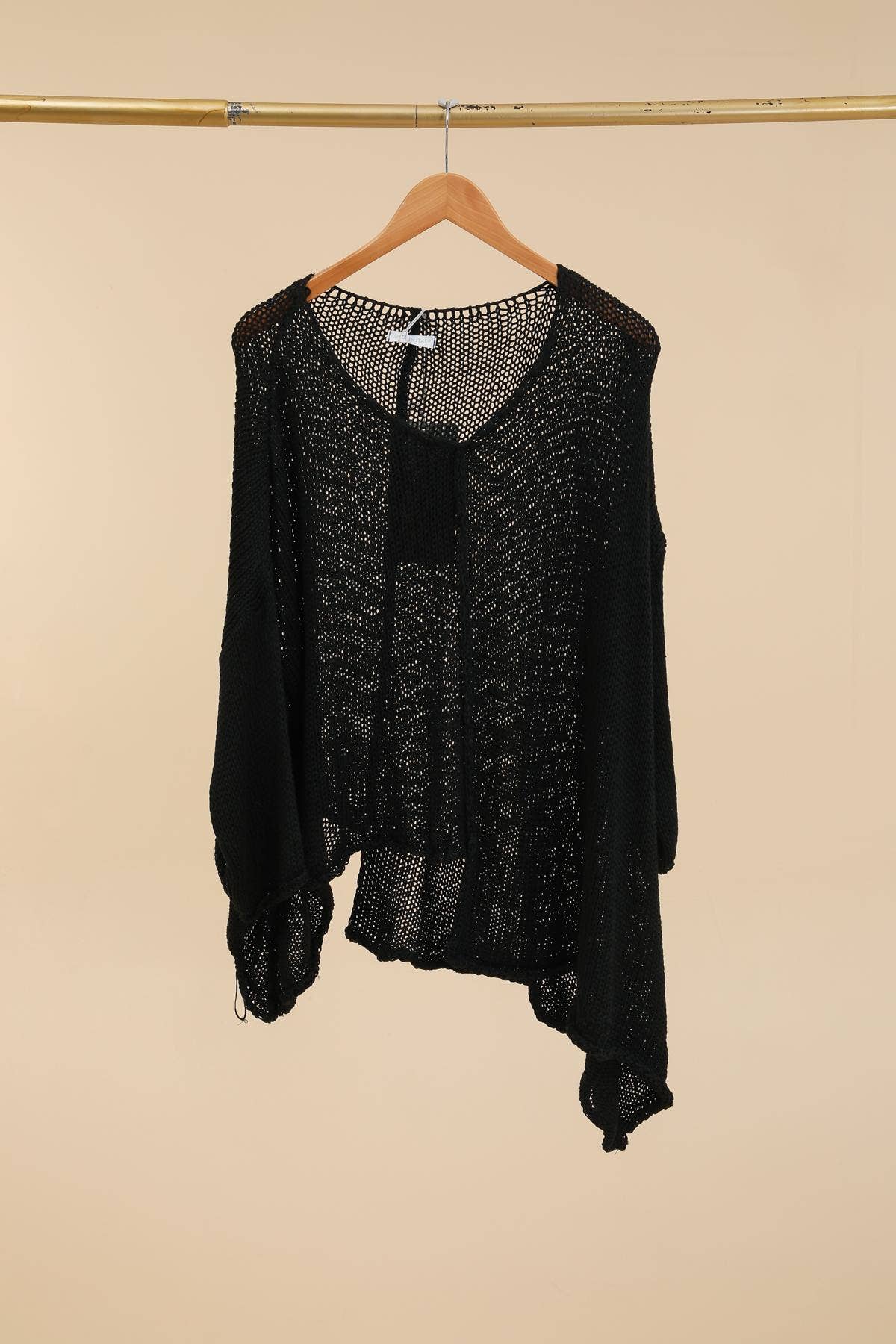 Frame Asymmetrical Cotton Knit Sweater