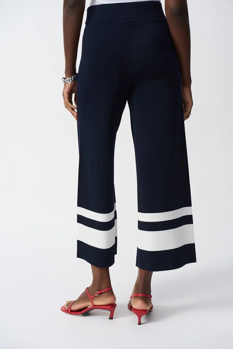 Placement Stripe Sweater Knit Culotte