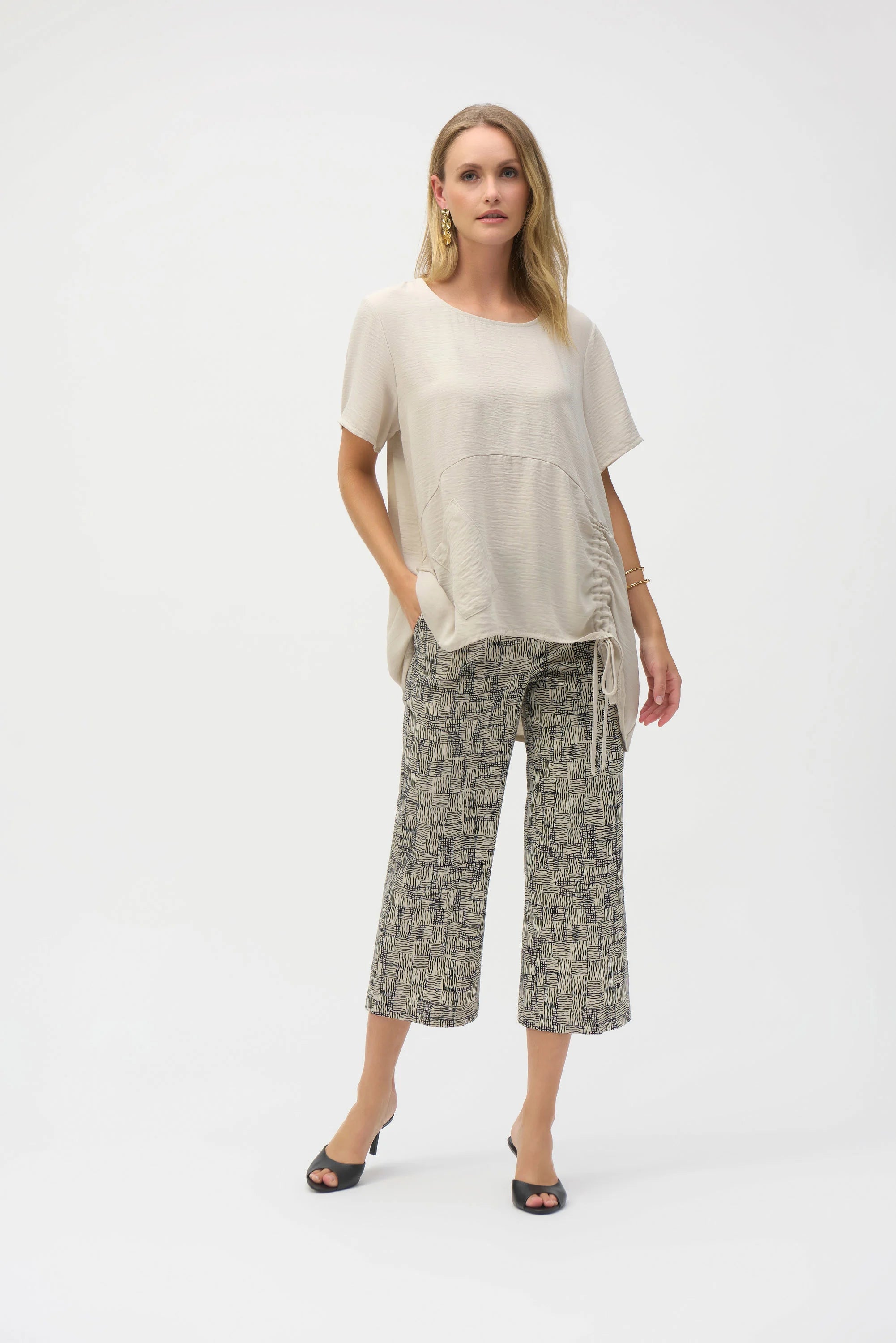 Millennium Geometric Print Culotte Pants