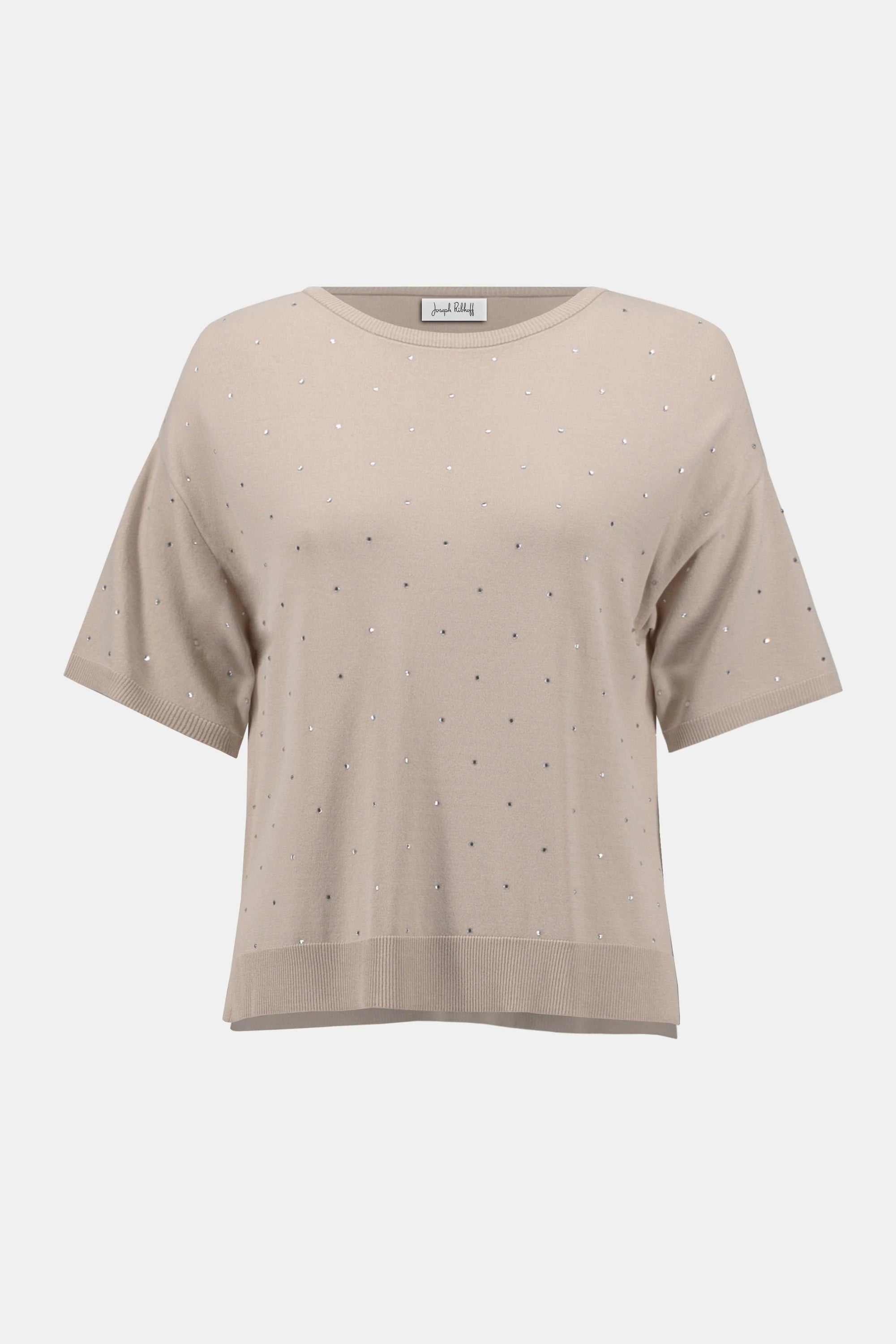 Sweater Knit Elbow Sleeve Pullover