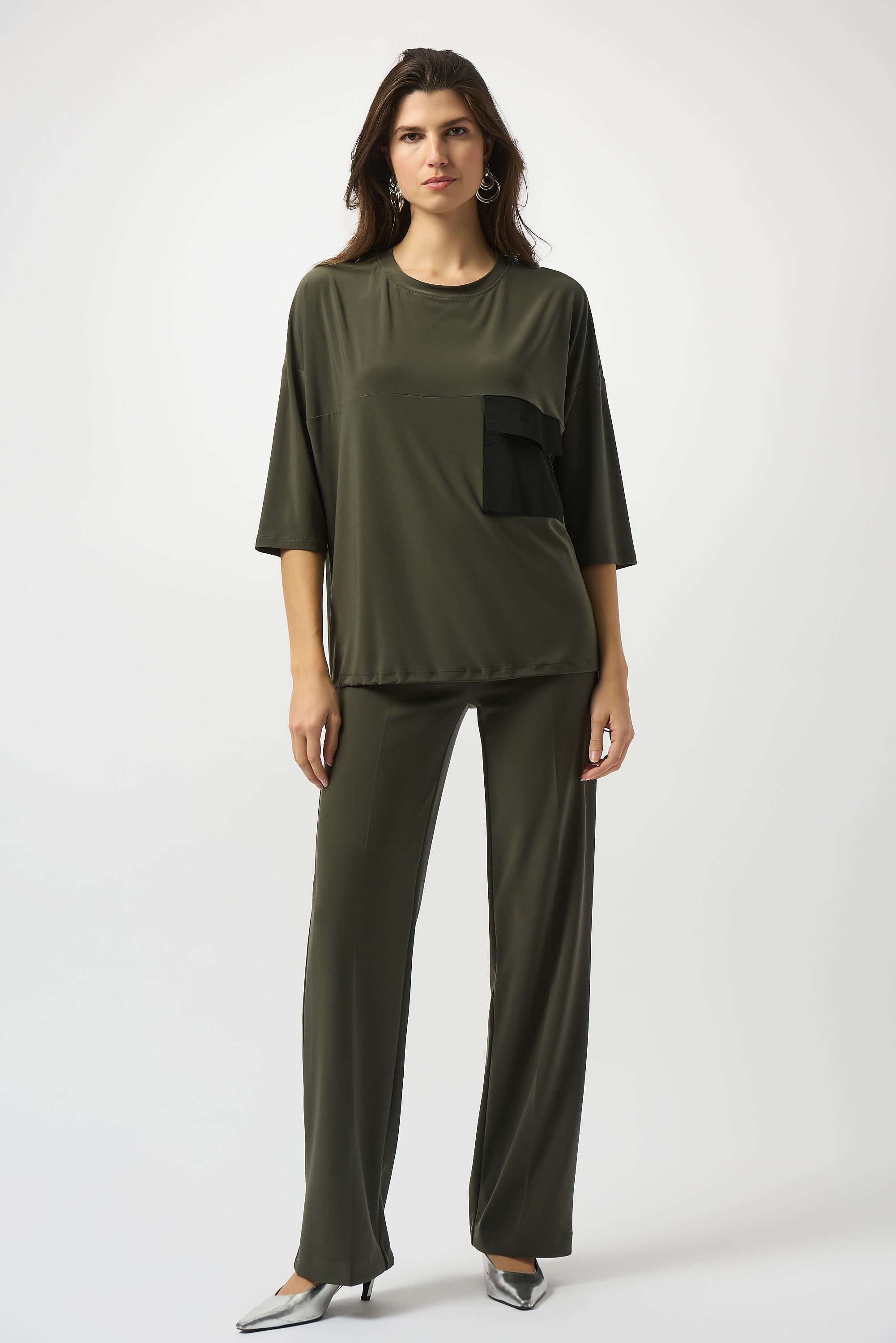 Silky Knit And Memory Cocoon Top