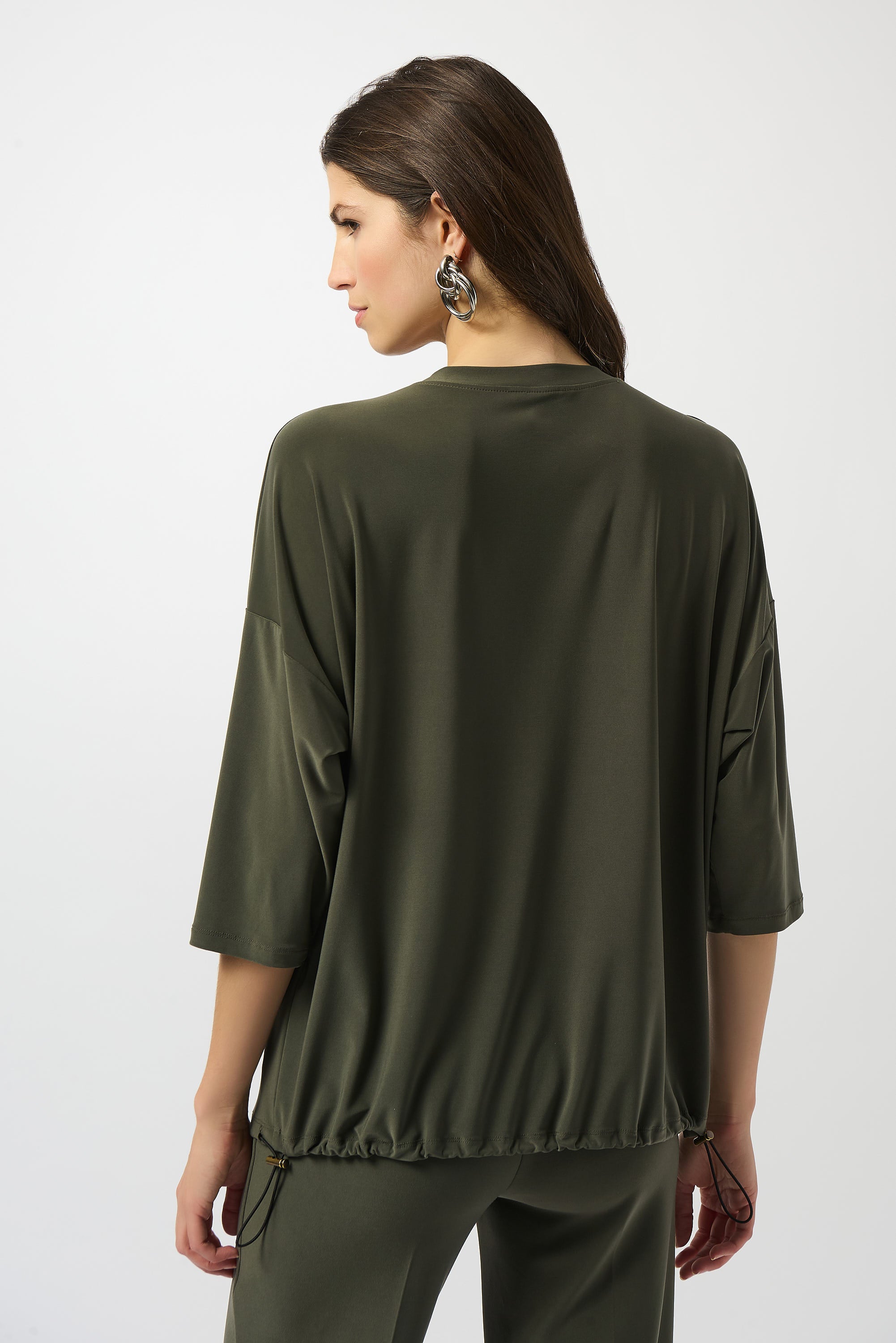 Silky Knit And Memory Cocoon Top