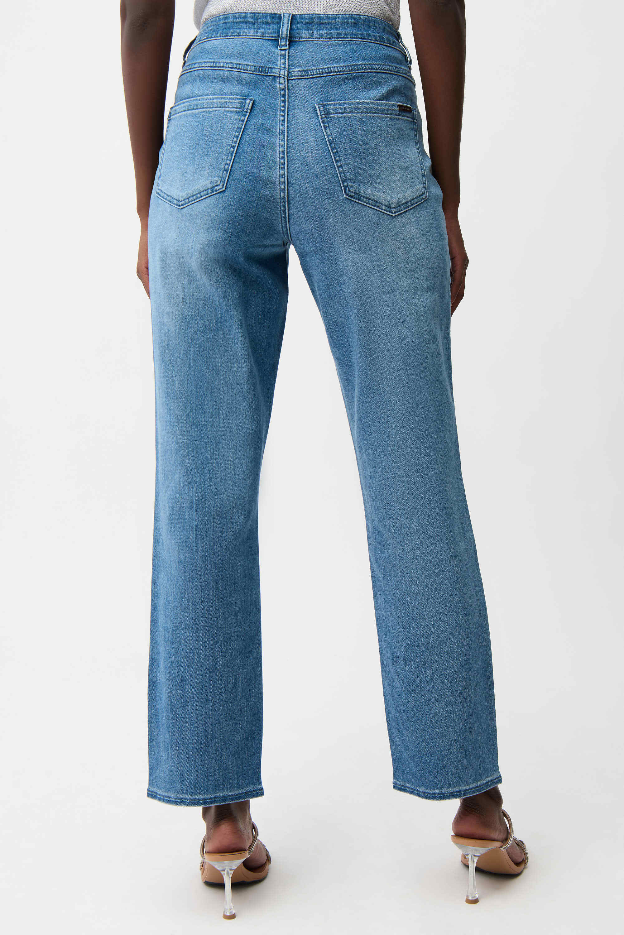 Slim Leg Jeans With Rhinestone Detail