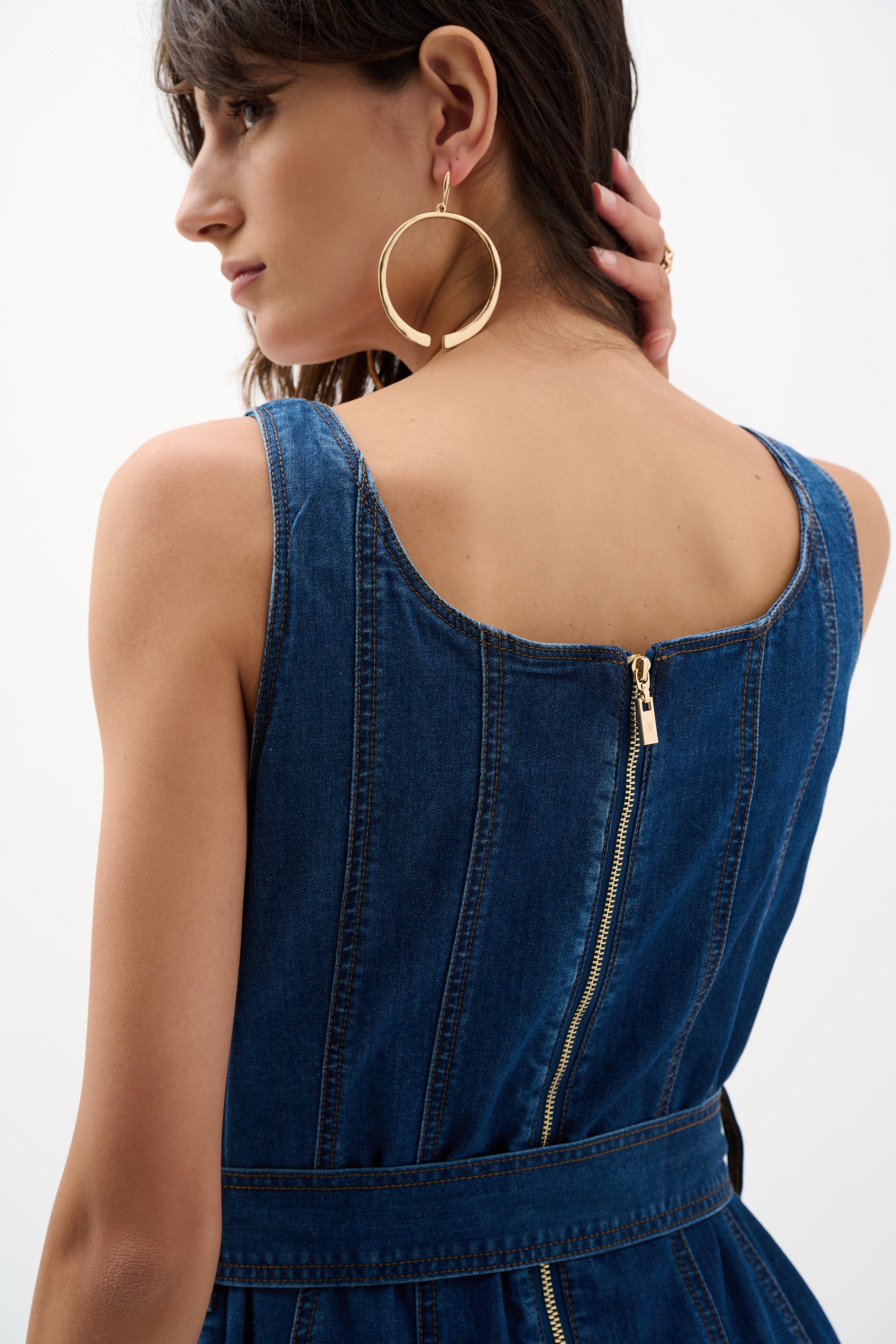 Gracie Denim Midi Dress