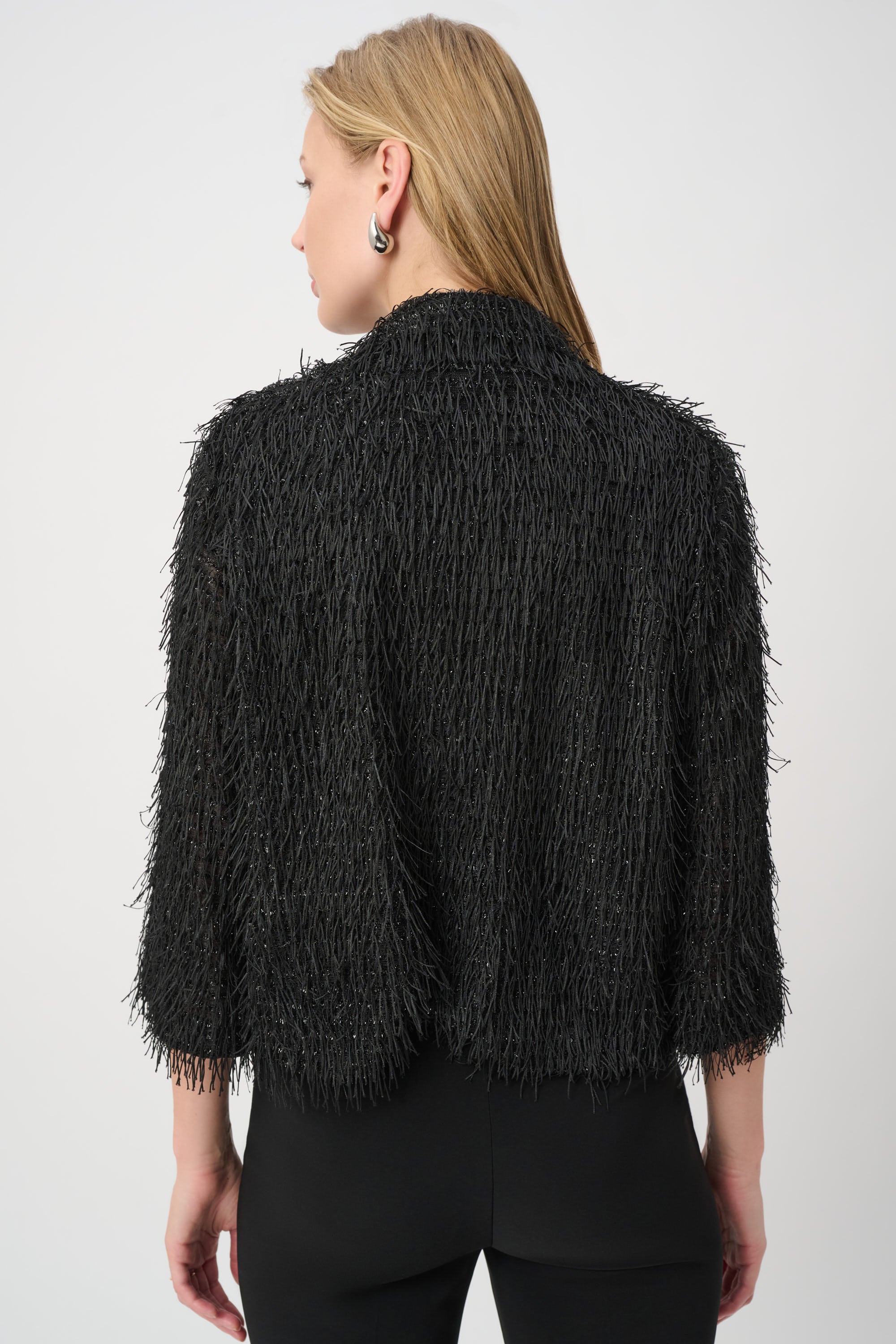Fringed Short Blazer