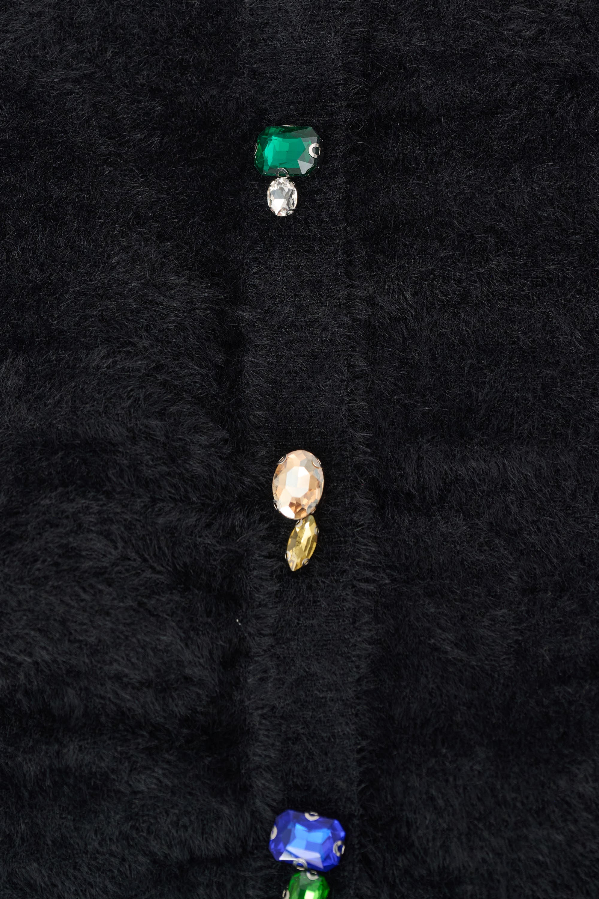 Bejeweled Crewneck Cardigan