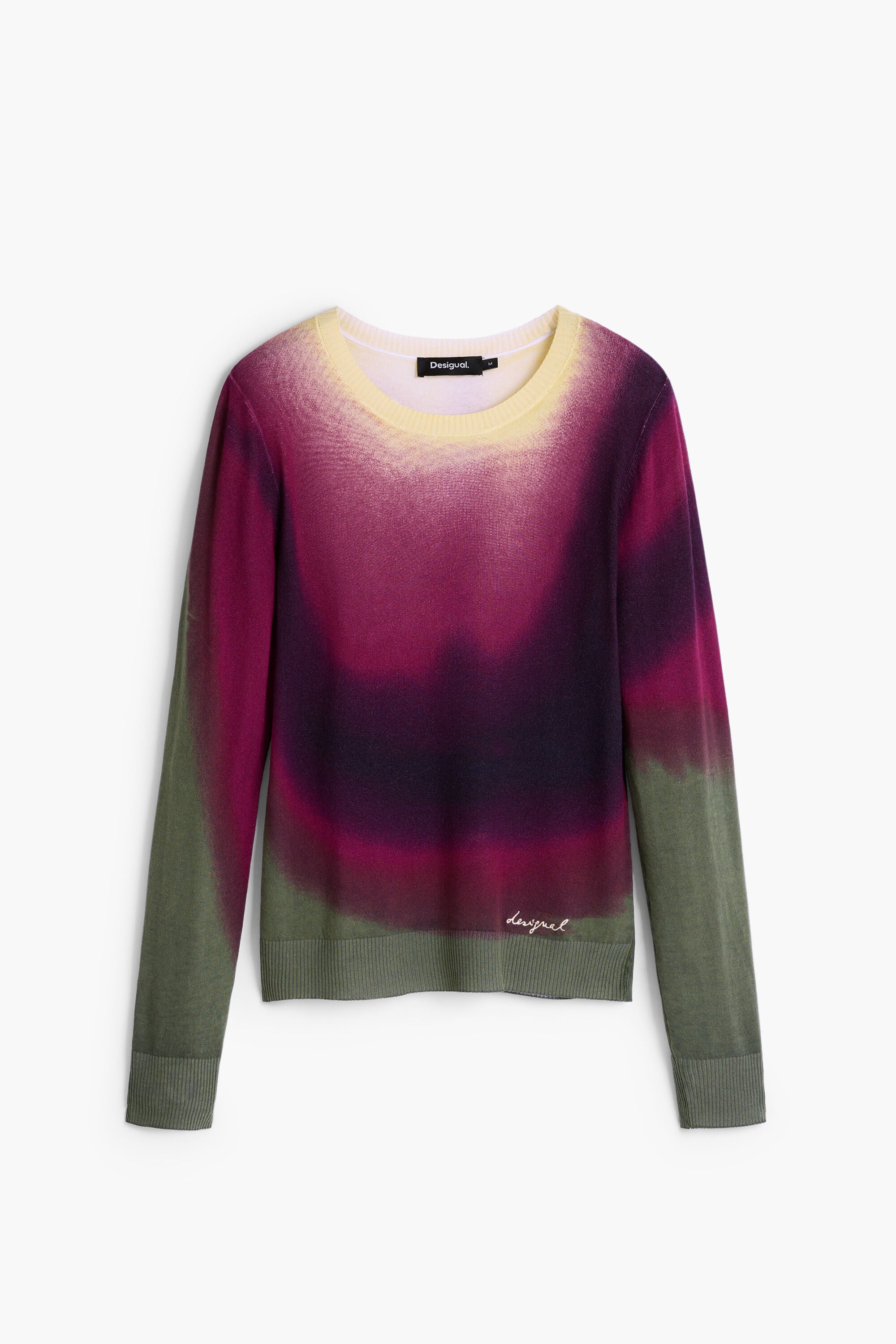 Fine knit sweater Gradient Effect