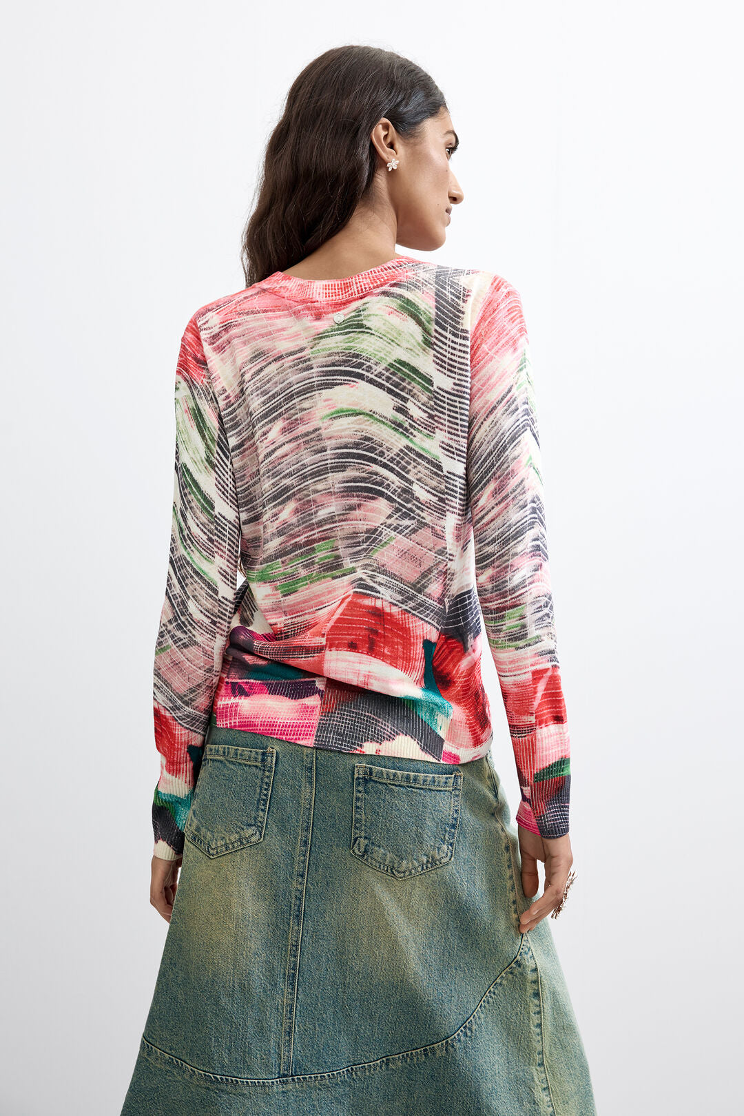 Thin Printed Sweater