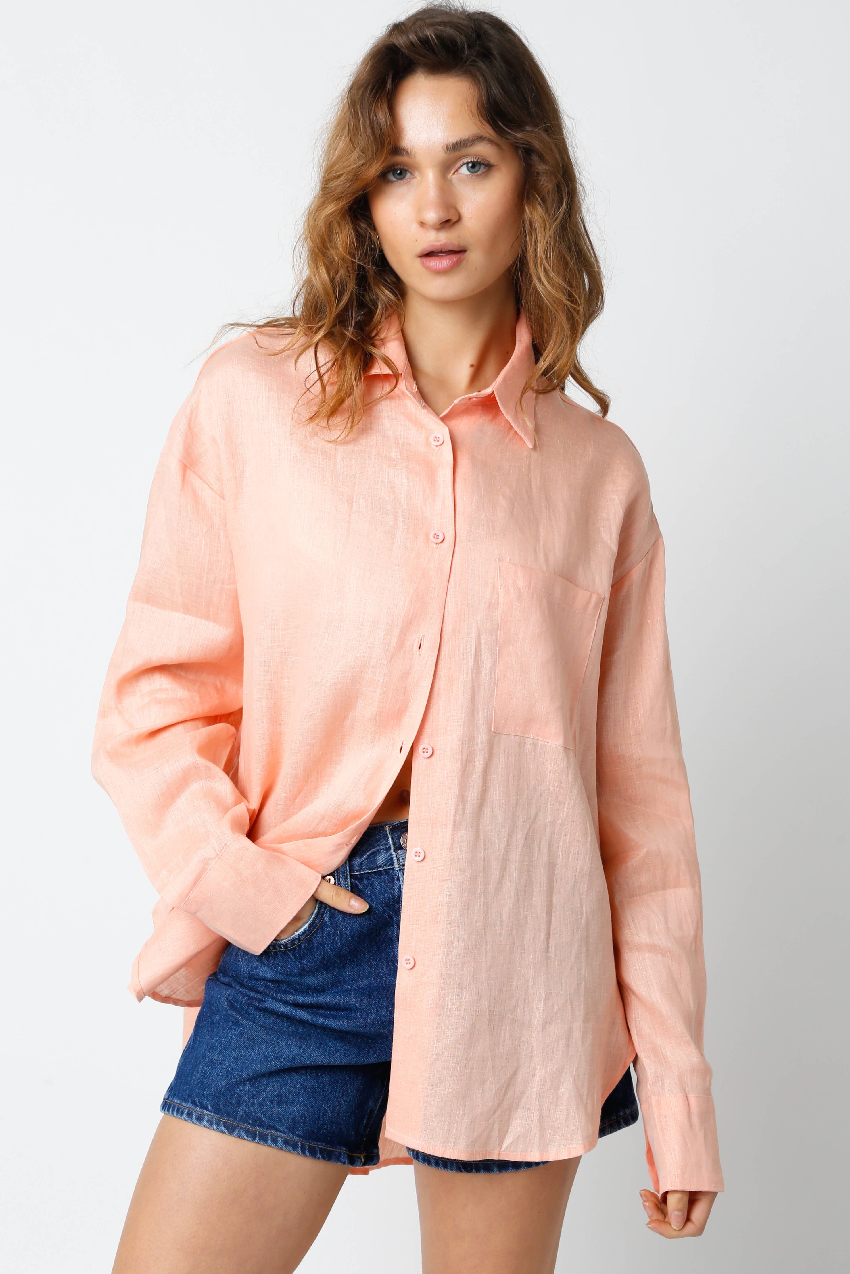 Helen Oversized Linen Shirt