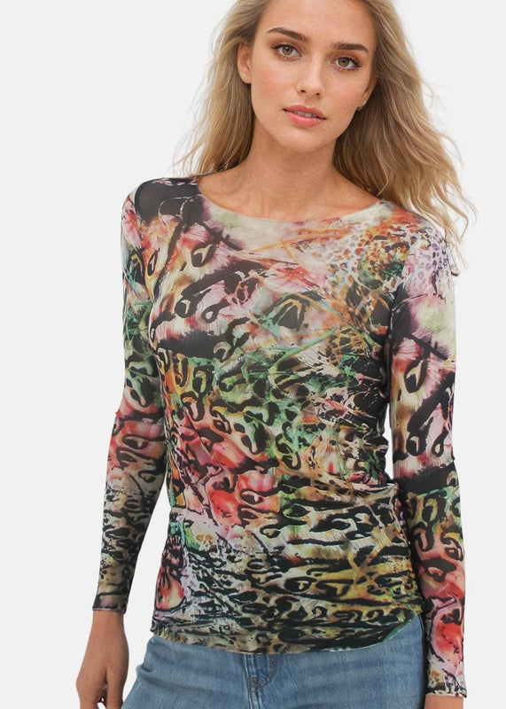 Ultimate Nudi Tee Sheer Top