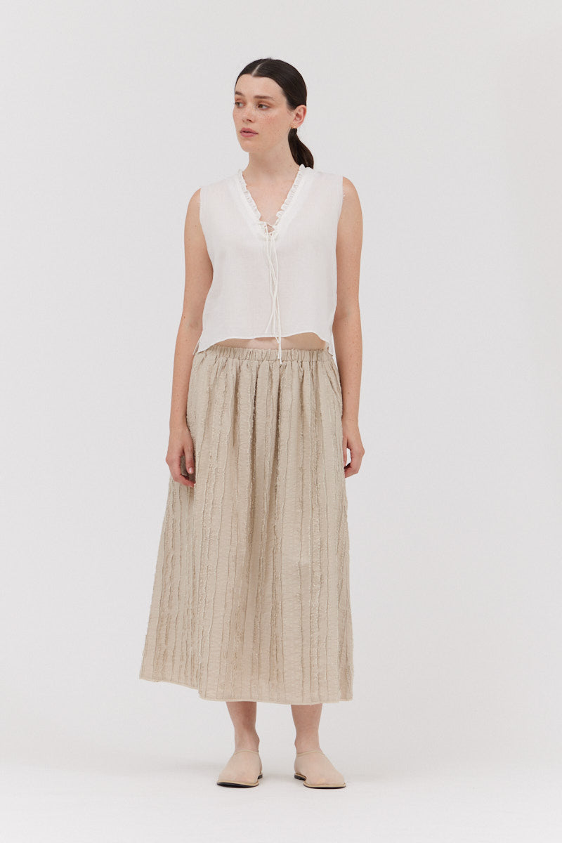 JACQUARD MAXI SKIRT