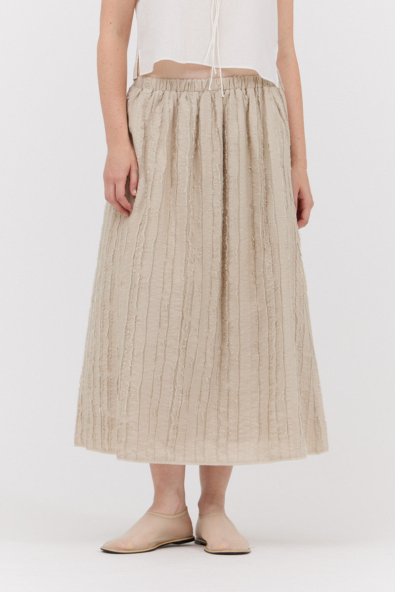 JACQUARD MAXI SKIRT
