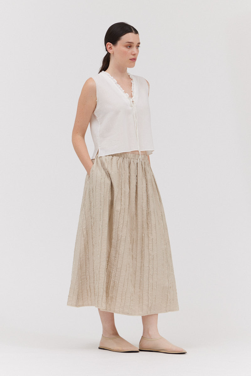 JACQUARD MAXI SKIRT