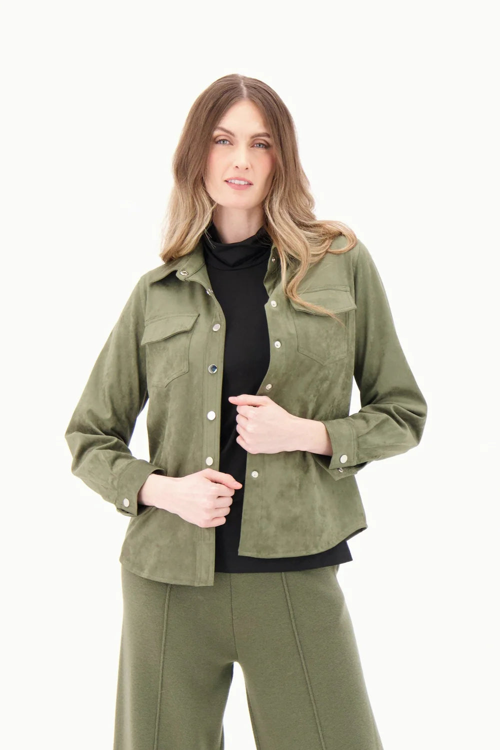 Conco Faux Suede Top