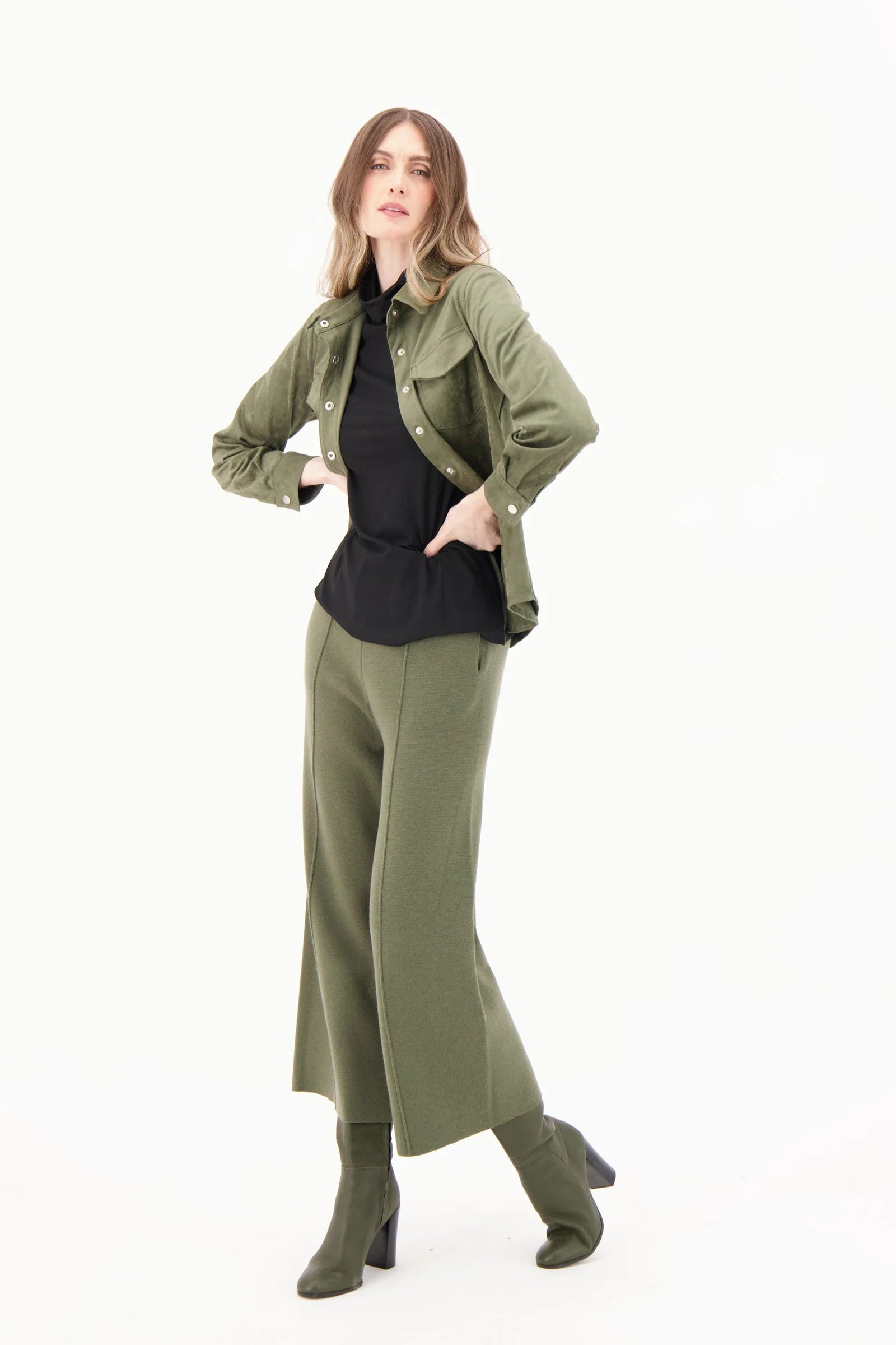 Conco Faux Suede Top