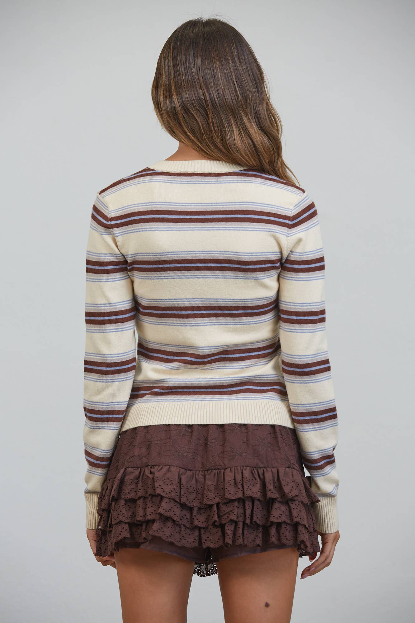 Talia Soft Striped Cardigan
