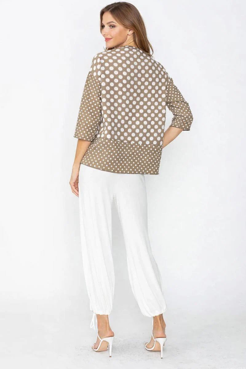 Diana Dot Print Top