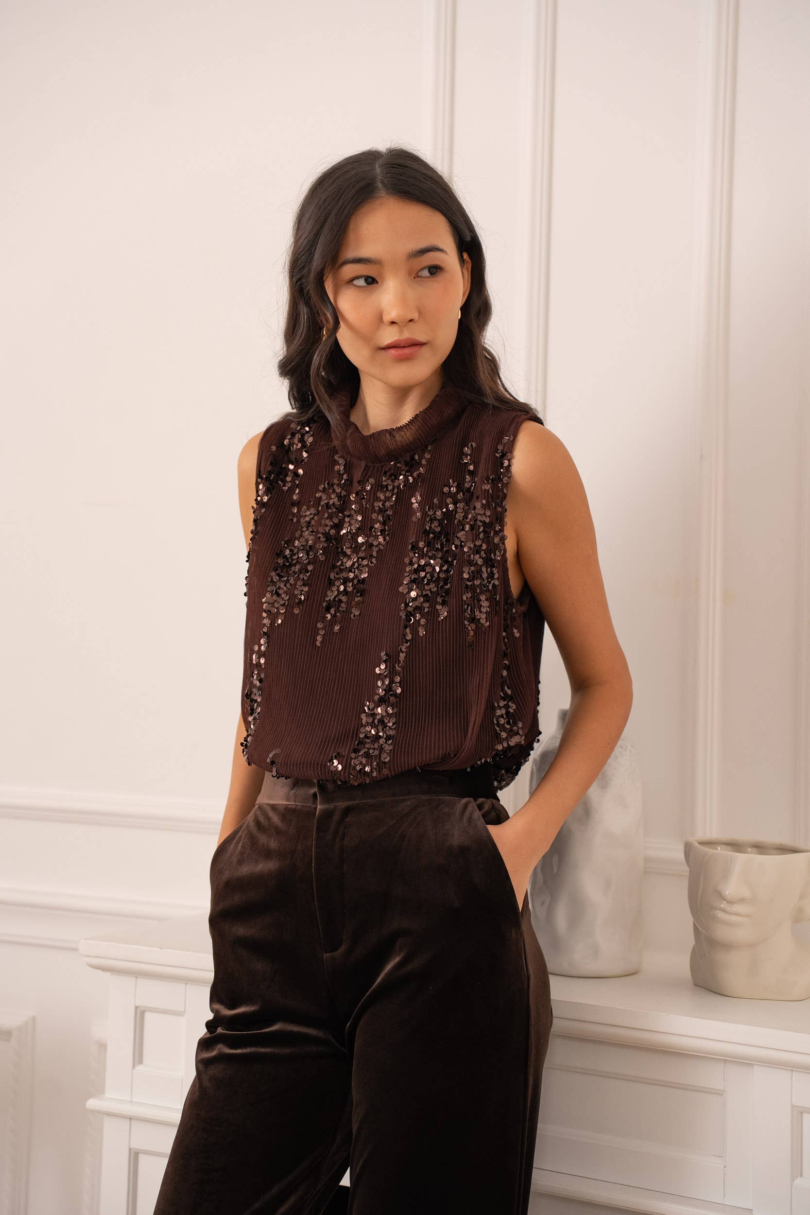 Natalie Sequin Tank Top