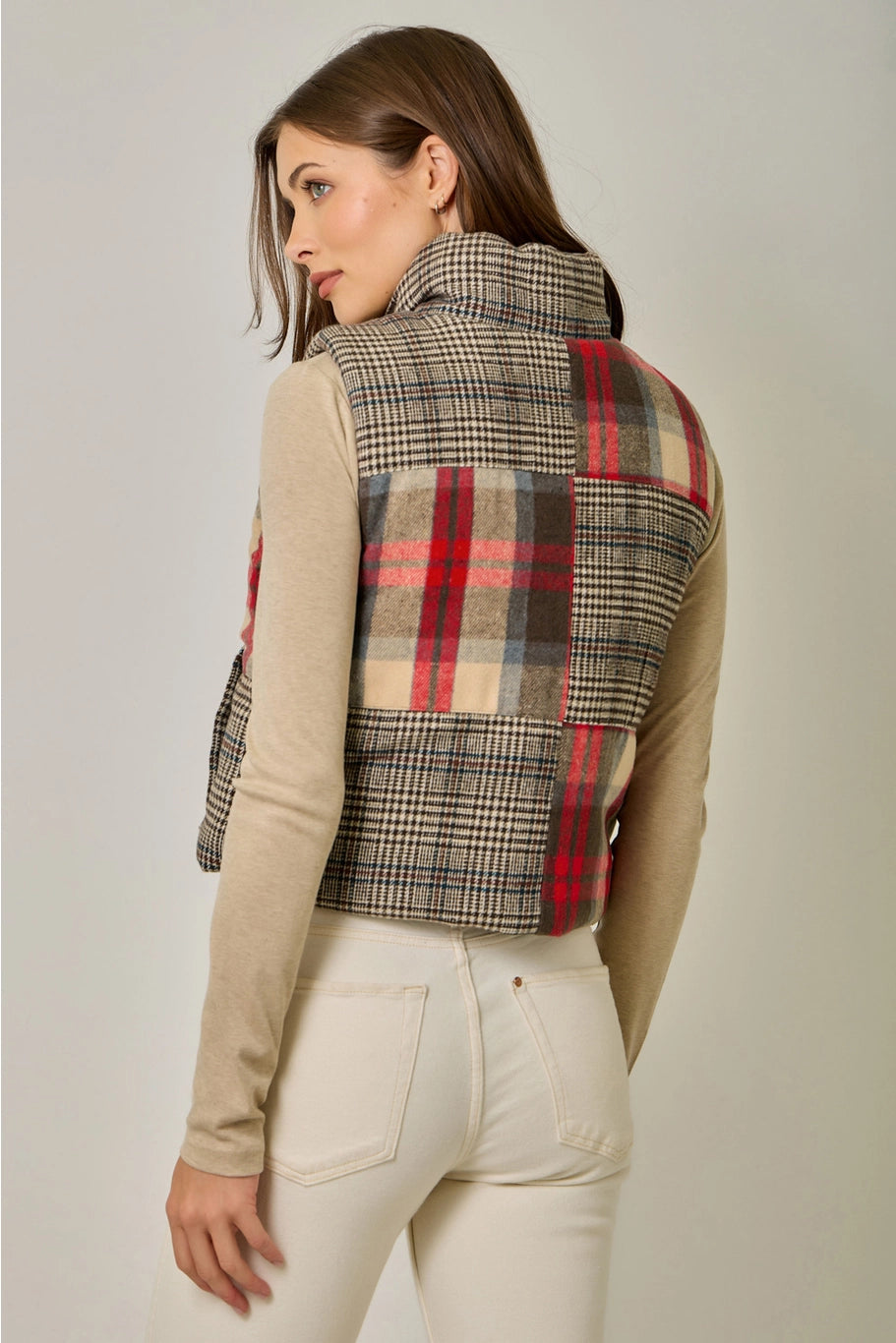 Marni Plaid Puffer Vest