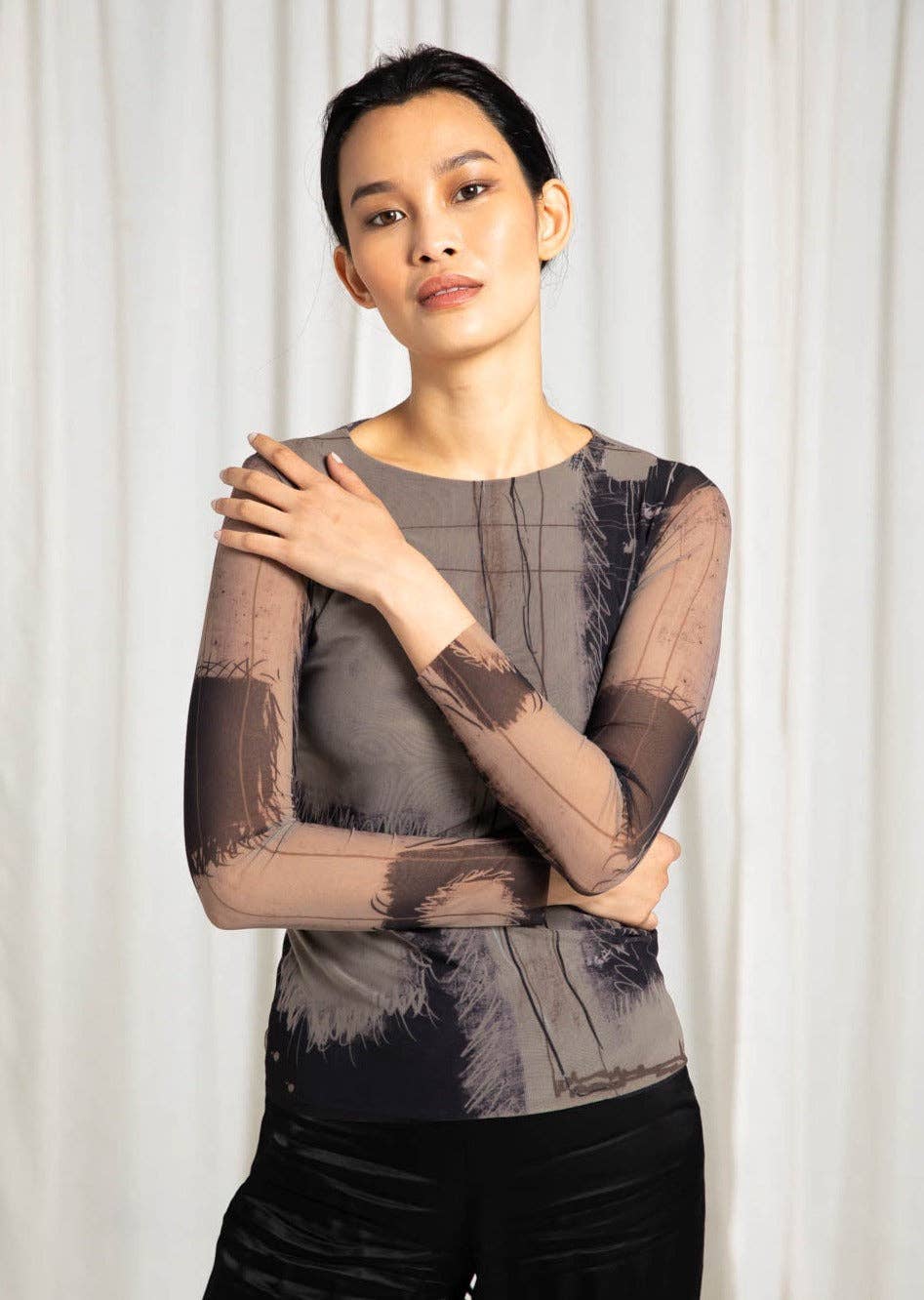 Candy Florence Double Sheer Top