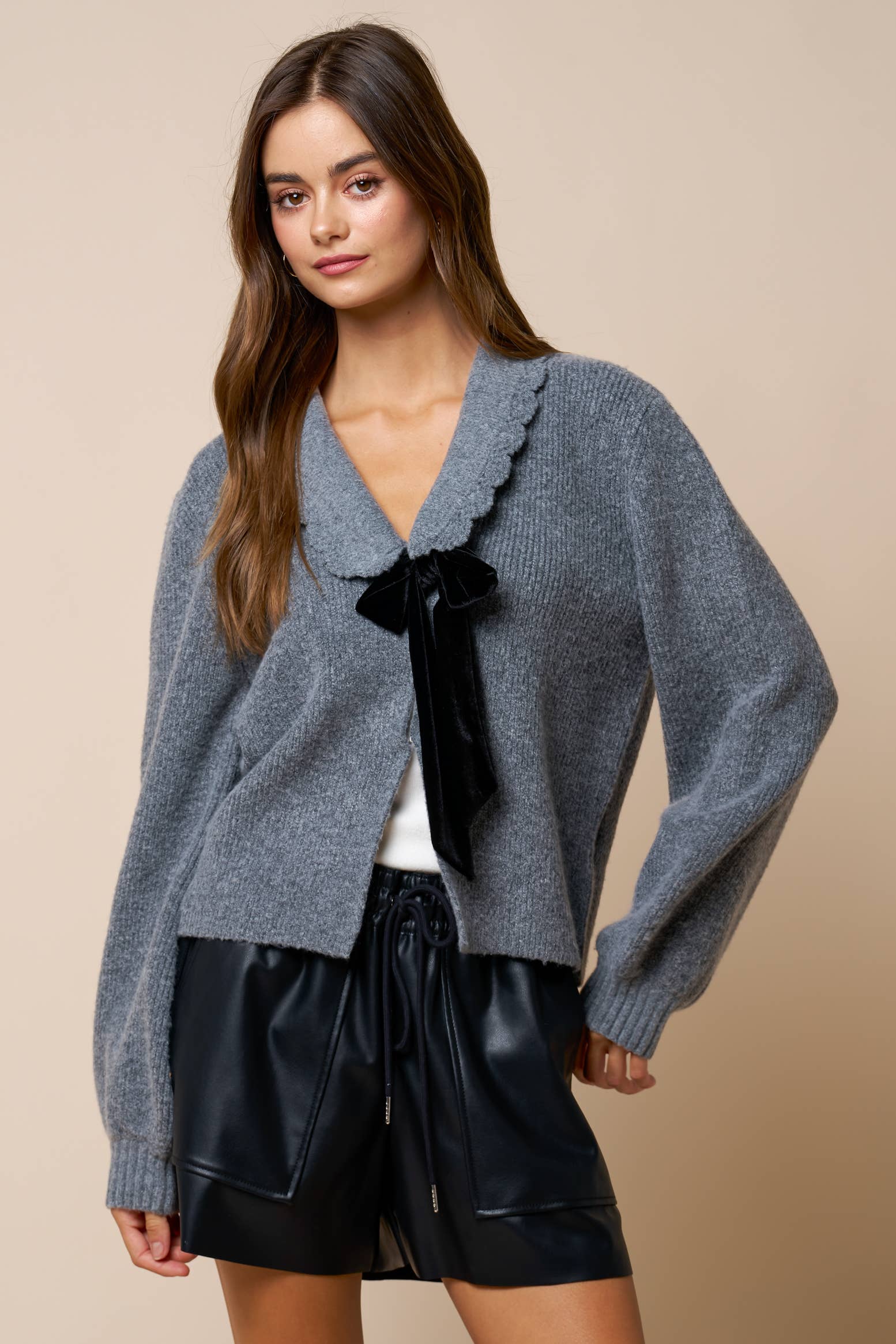Jelly Collar Cardigan