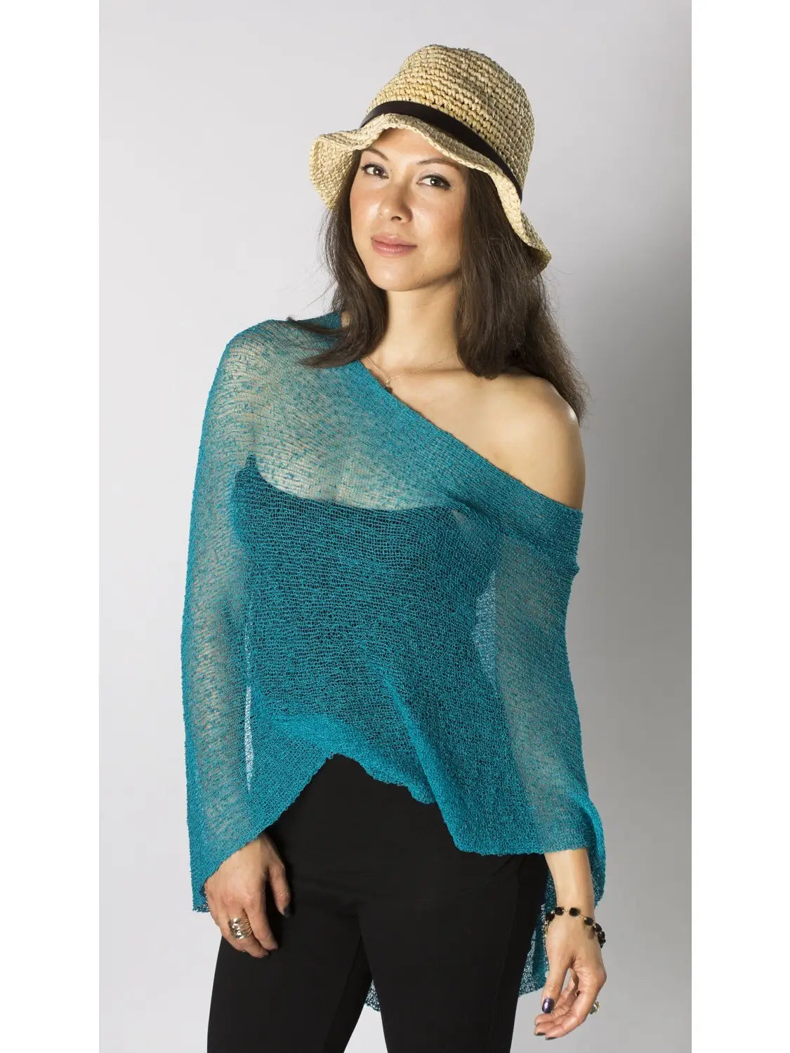 Sheer Shrug Knit Poncho