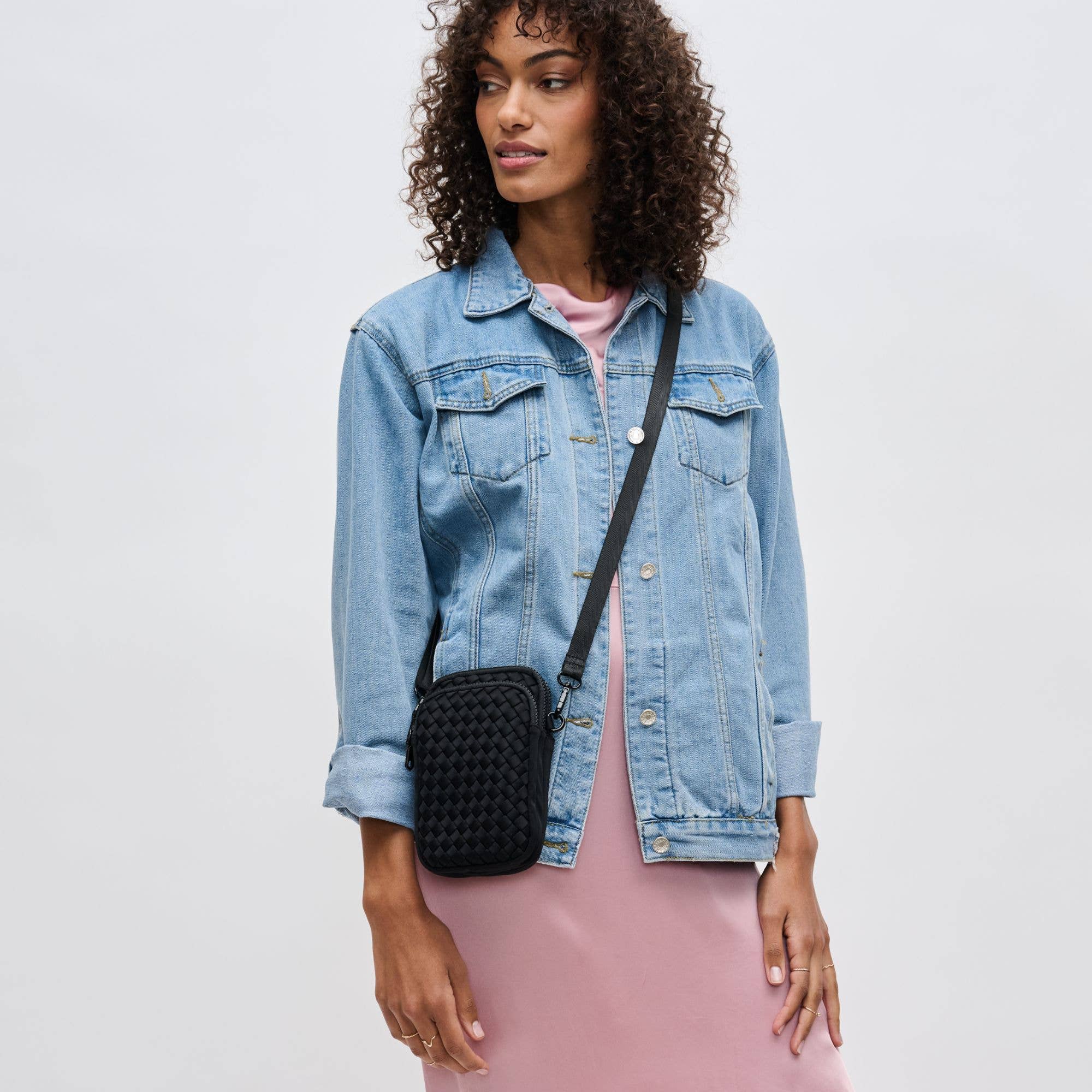 Kelly Woven Neoprene Crossbody