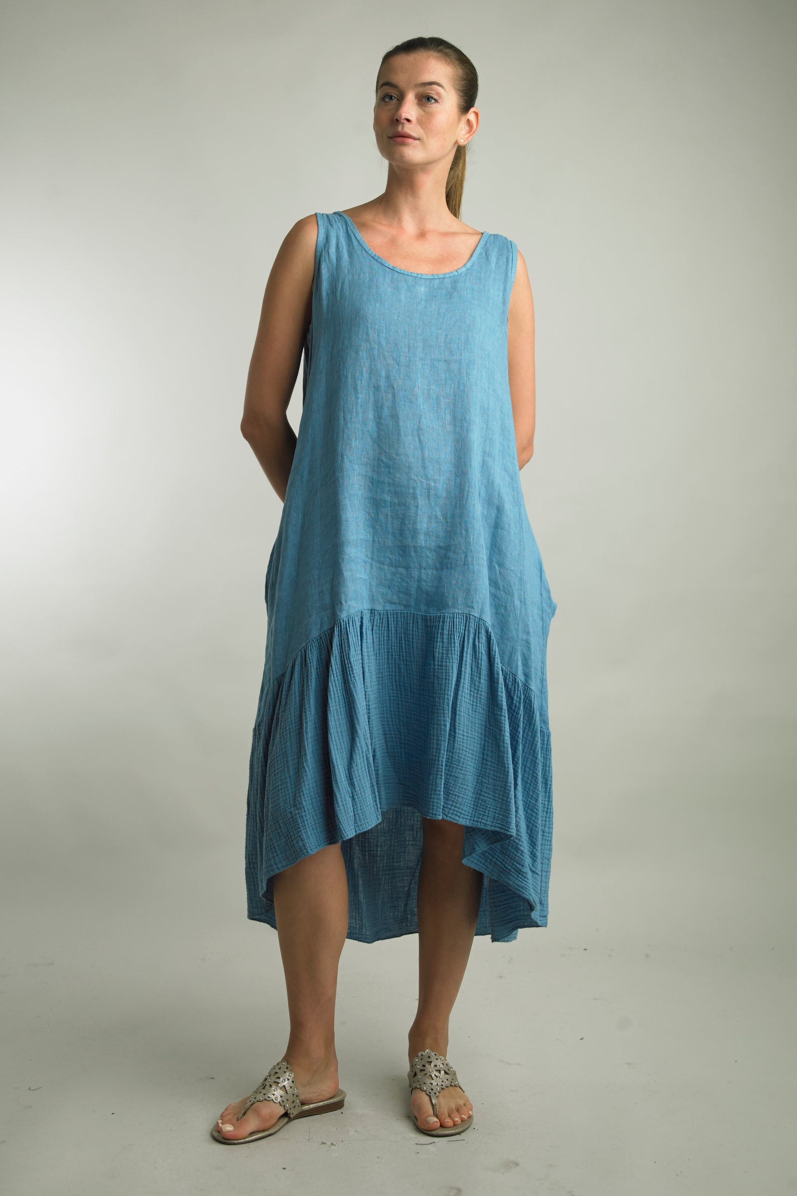 Btn Back Dress