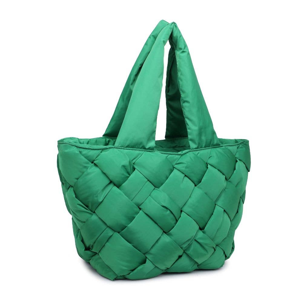 East West Woven Nylon Tote