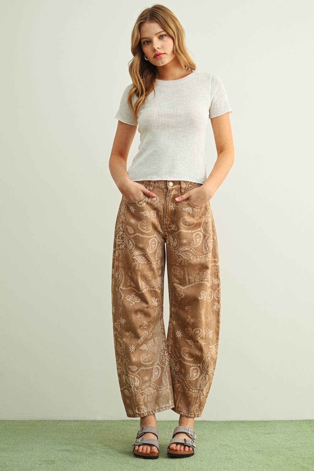 Lexi  Paisley Print Pants