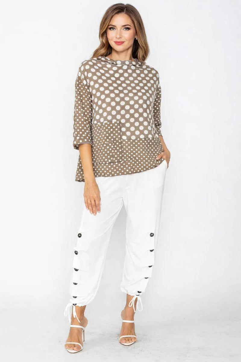 Diana Dot Print Top