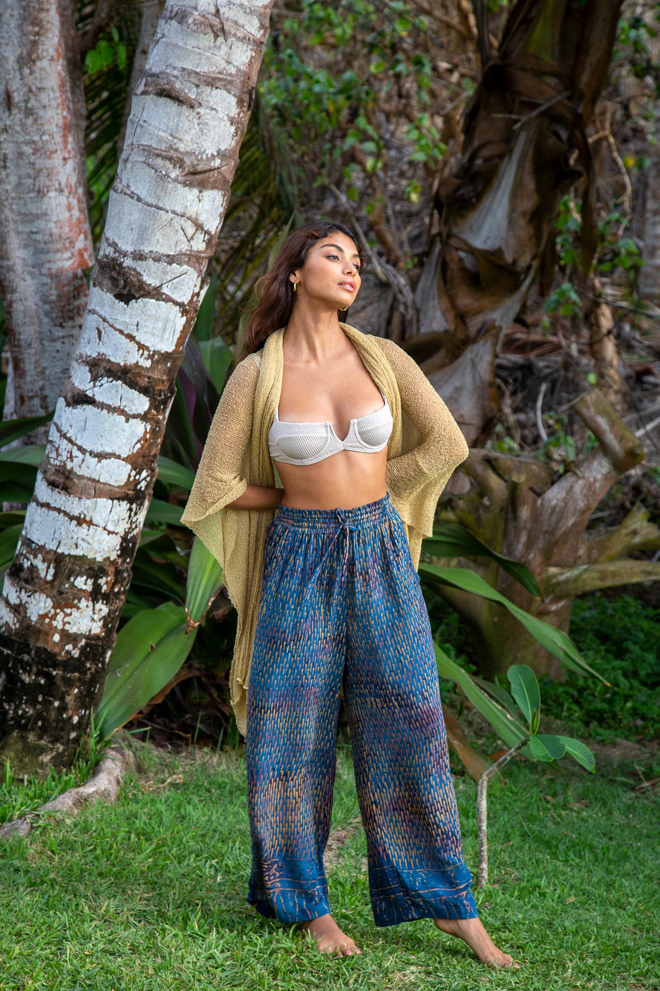 Summer Knit Long Oversized Cardigan