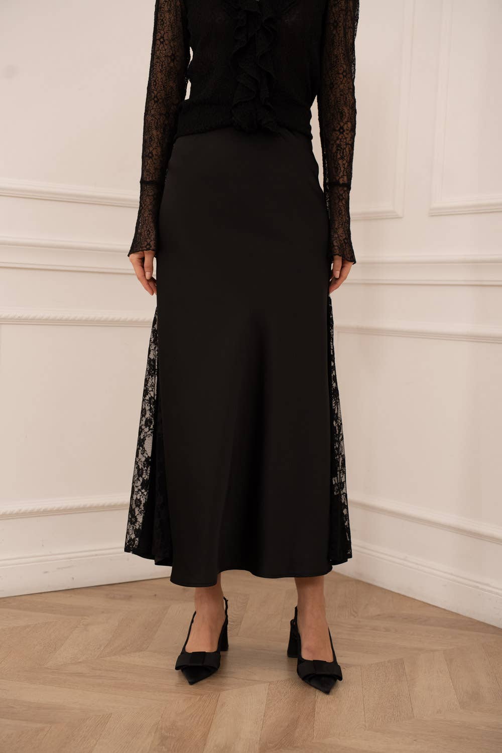 Lelia Satin Skirt