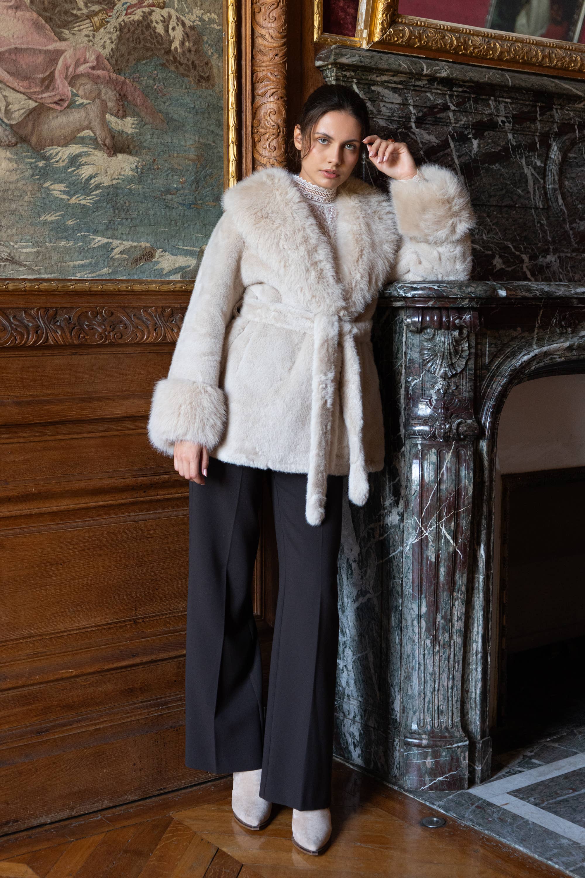 Marian Faux Fur Coat