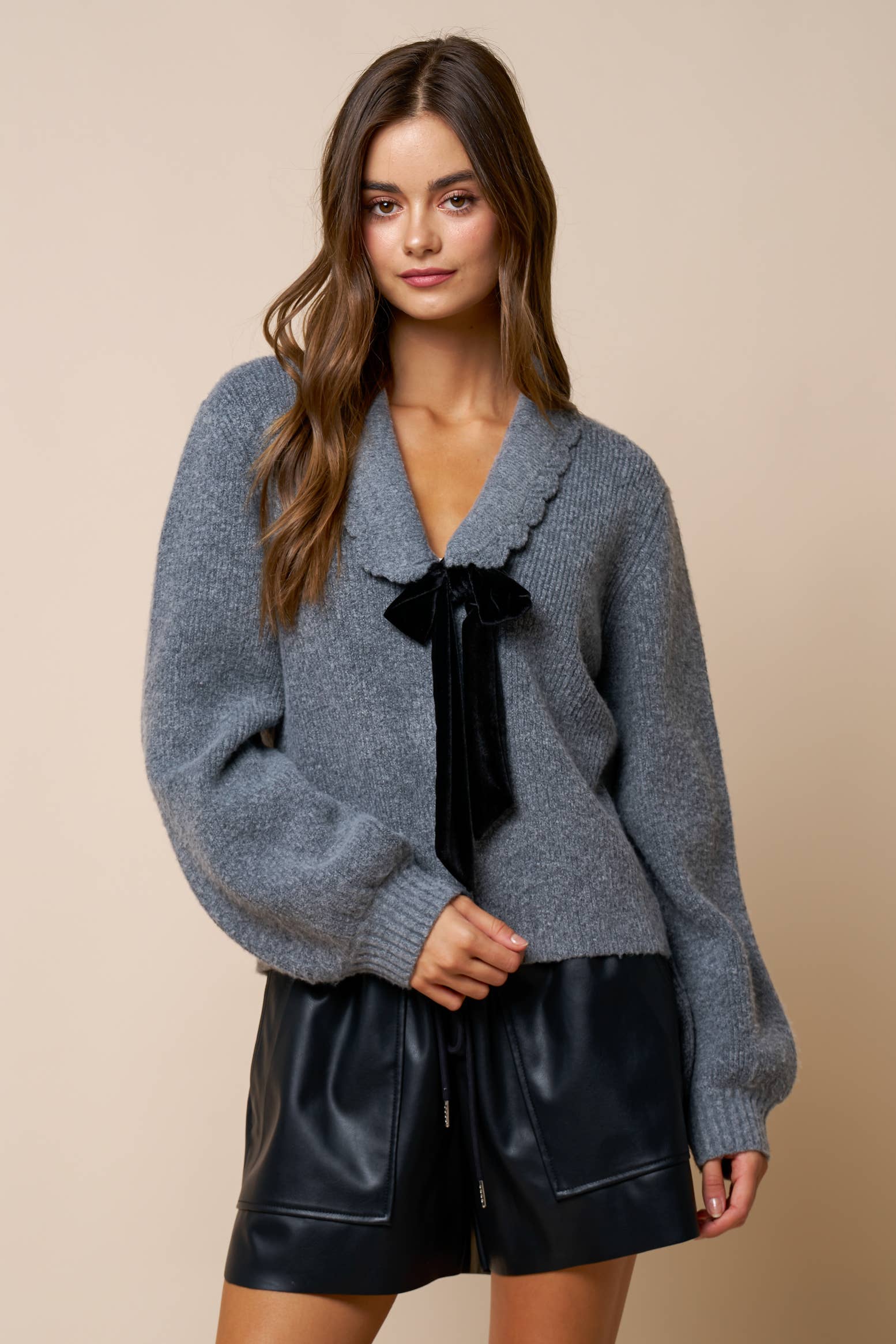 Jelly Collar Cardigan