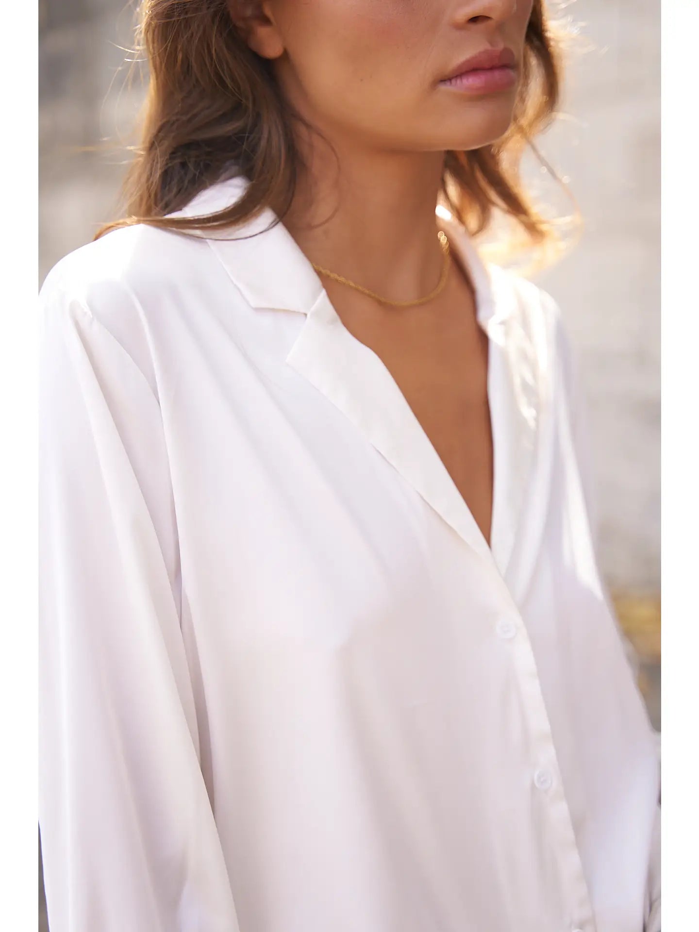 Paris Shirt with Pajama Collar Shirt