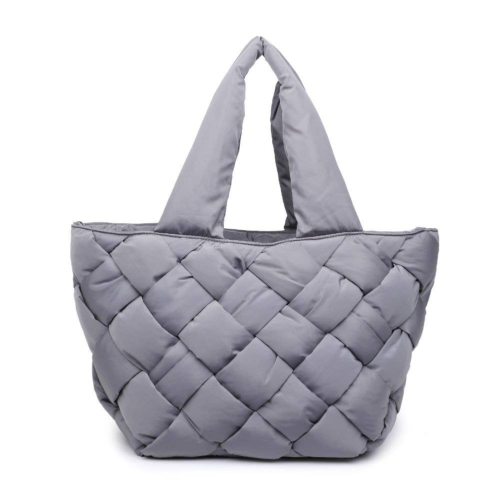 East West Woven Nylon Tote