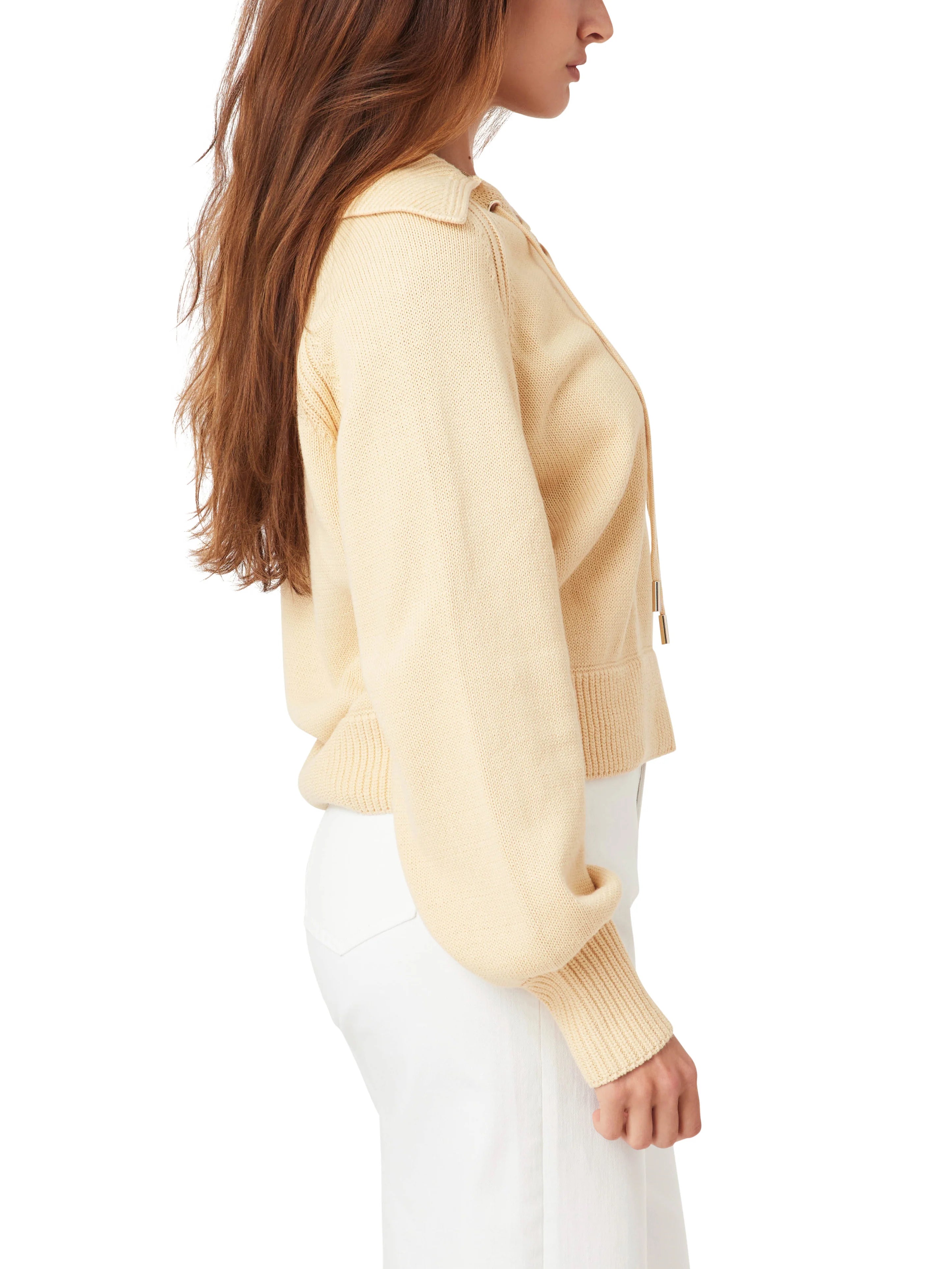 Lace Up Sweater