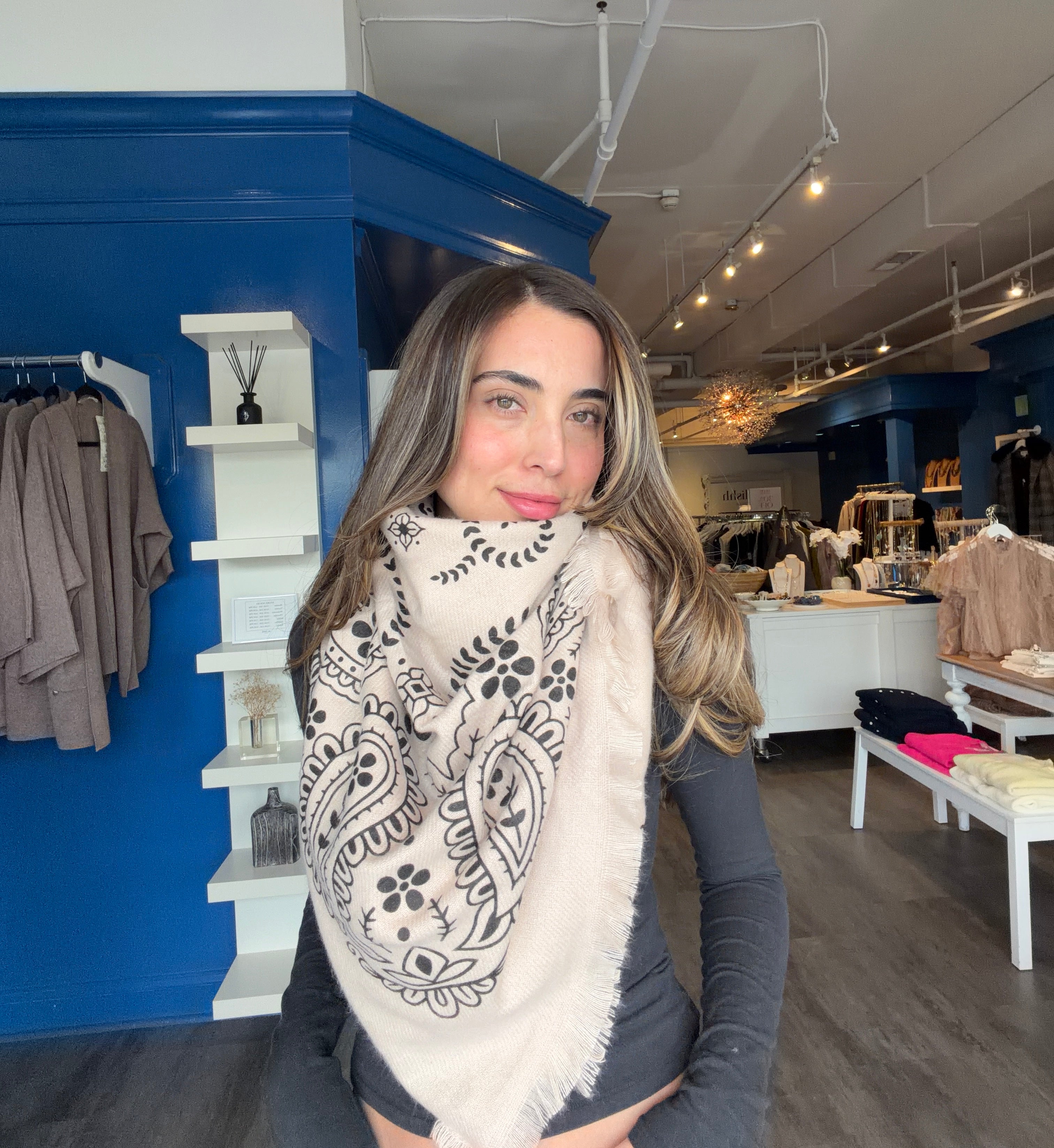 Scarves with Bandana Patterns